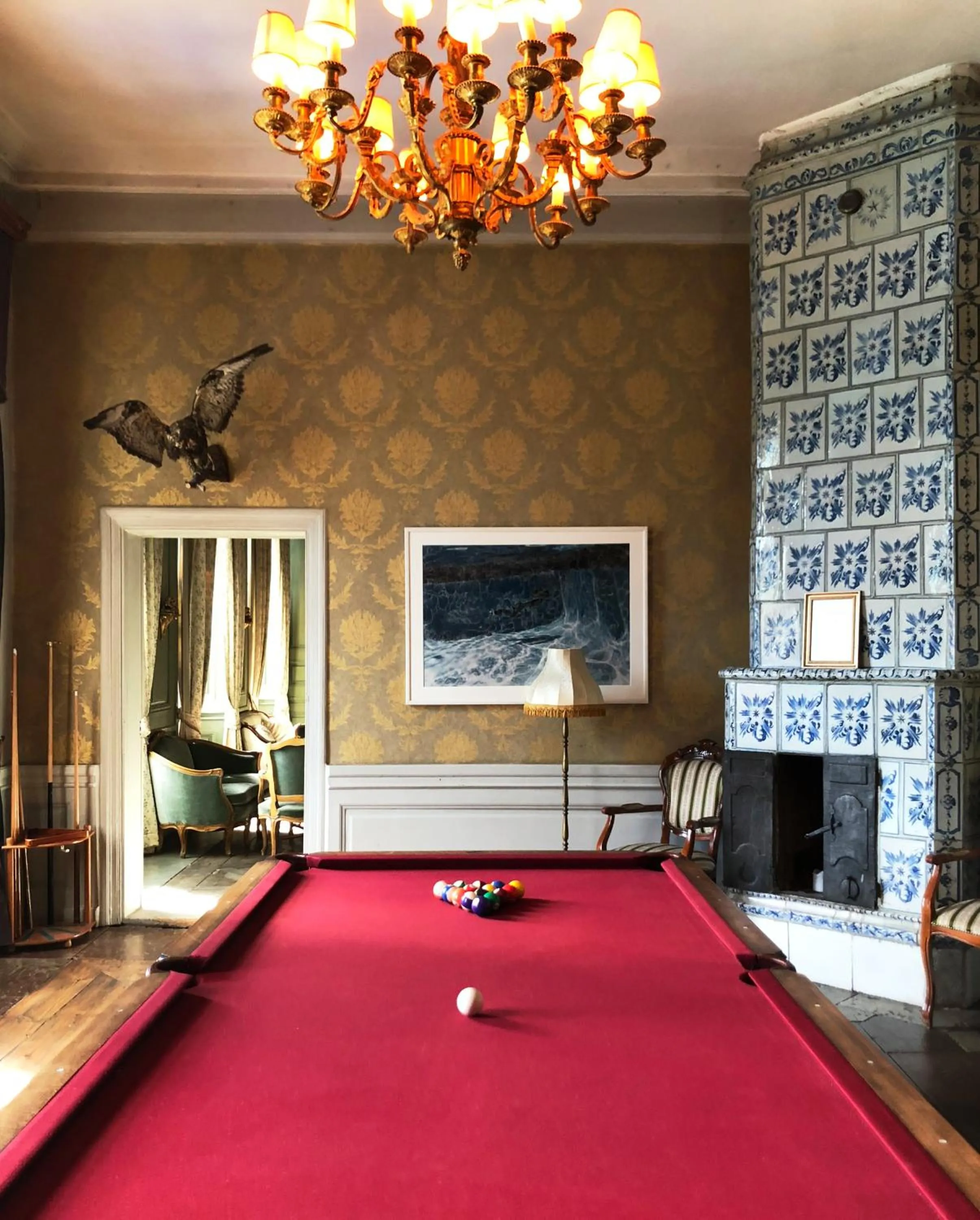 Billiard in Häringe Slott