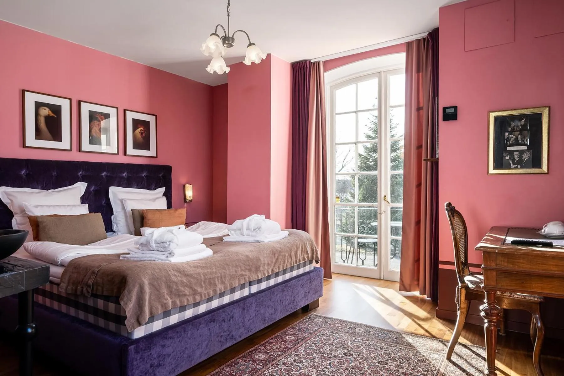 Bed in Häringe Slott