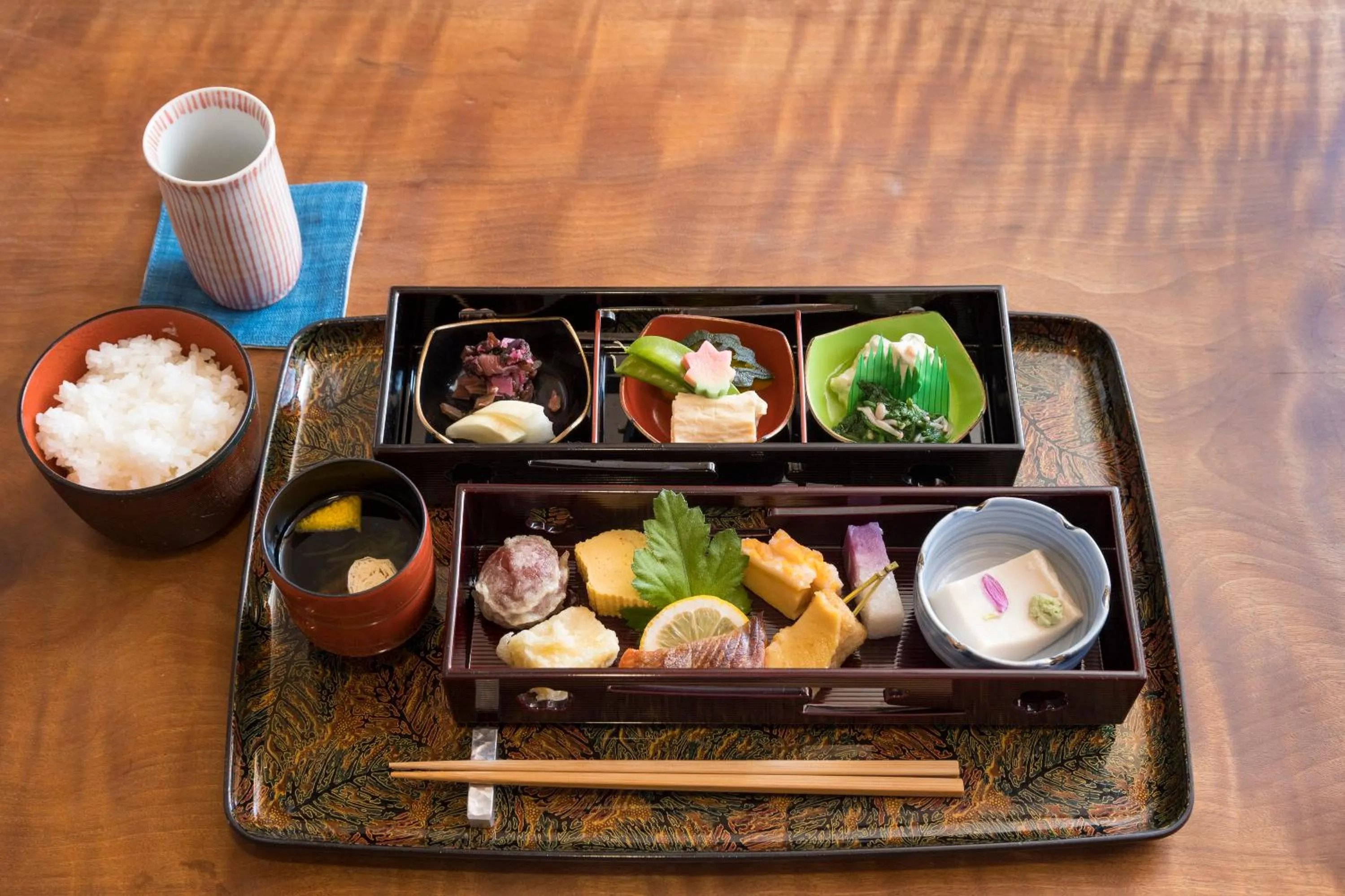 Food in Kyomachiya Suite Rikyu