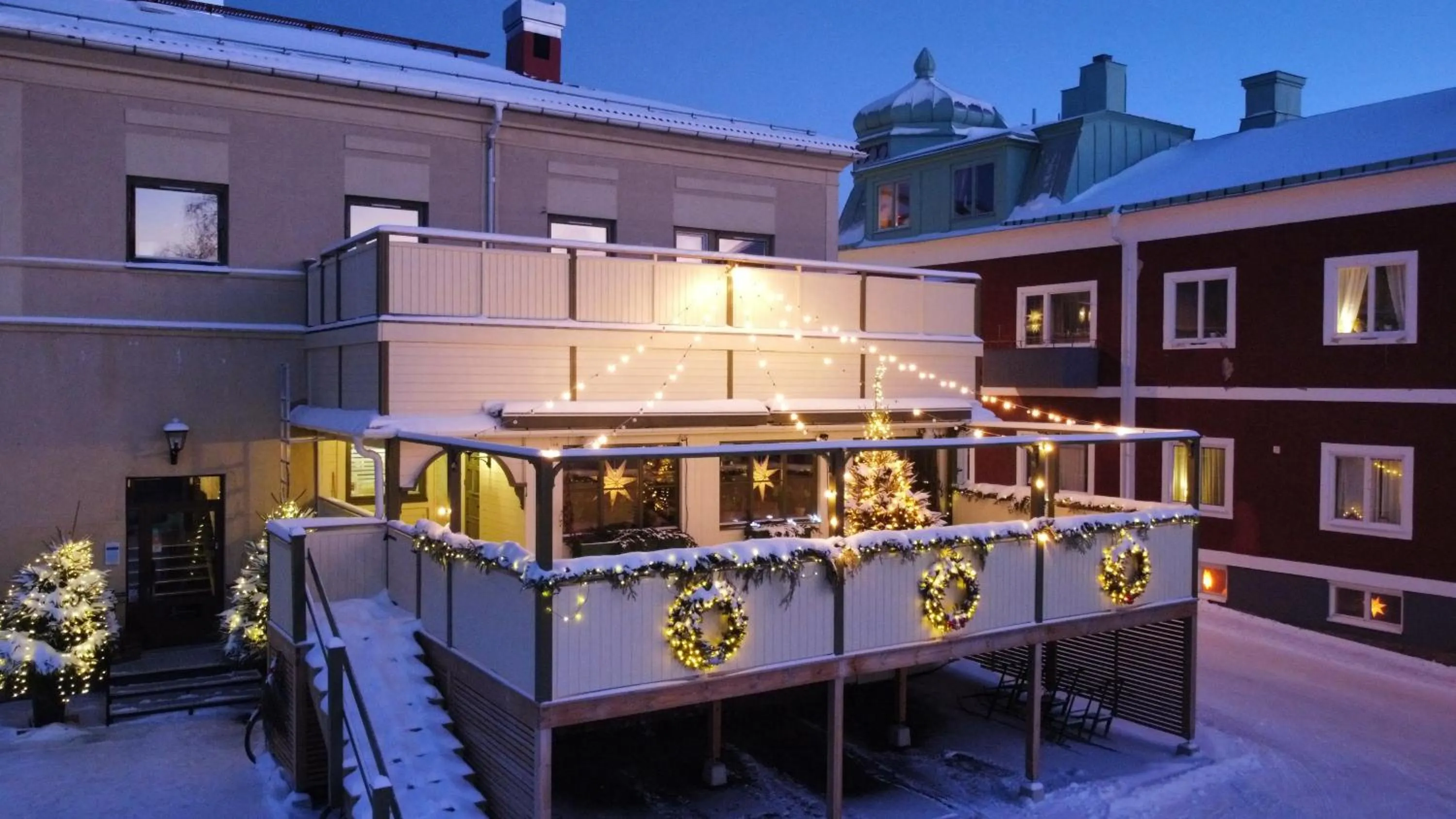 Patio in Hotel Jämteborg