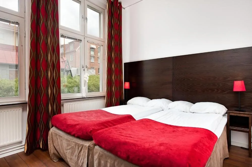 Bed in Hotel Jämteborg