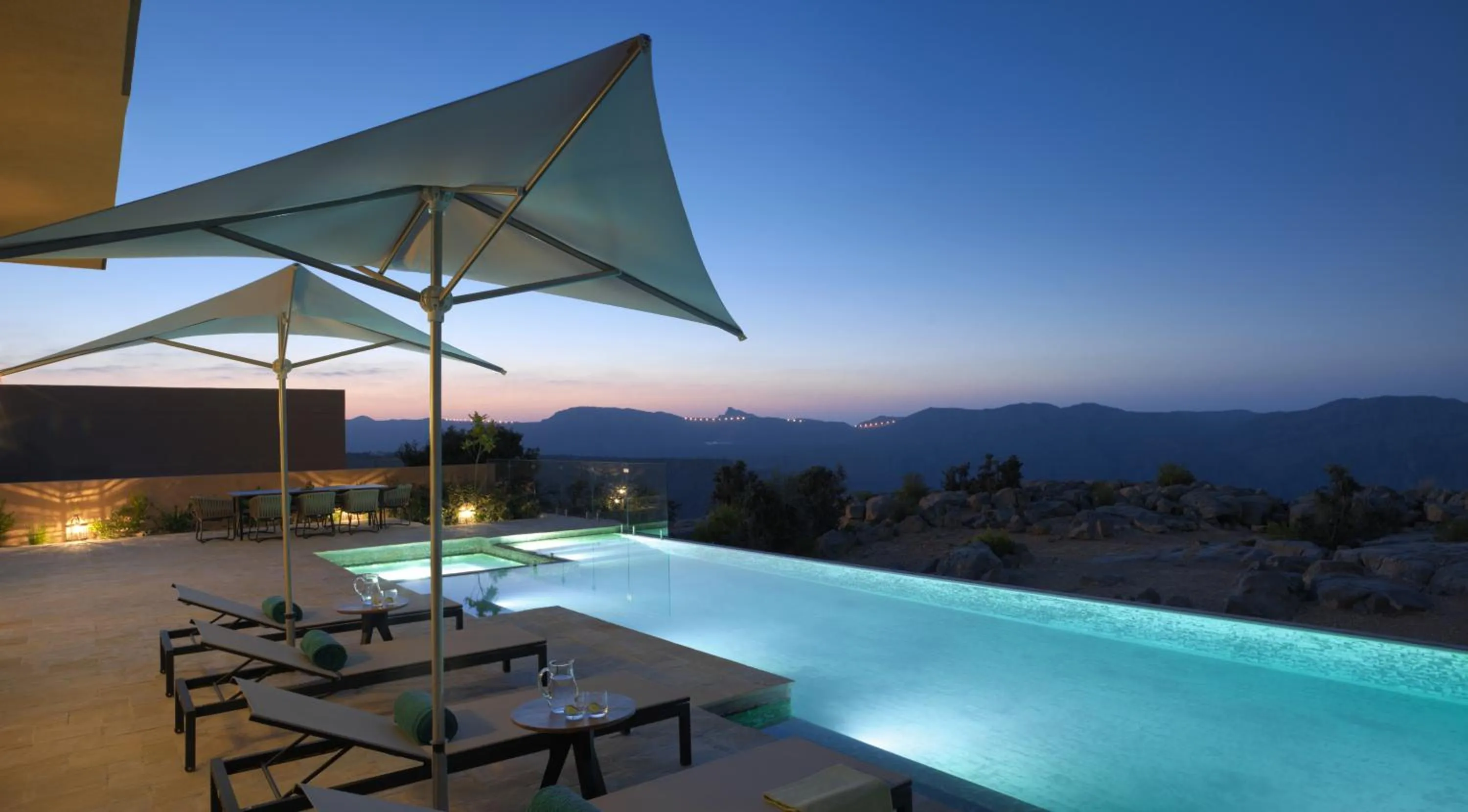 Swimming pool in Anantara Al Jabal Al Akhdar Resort