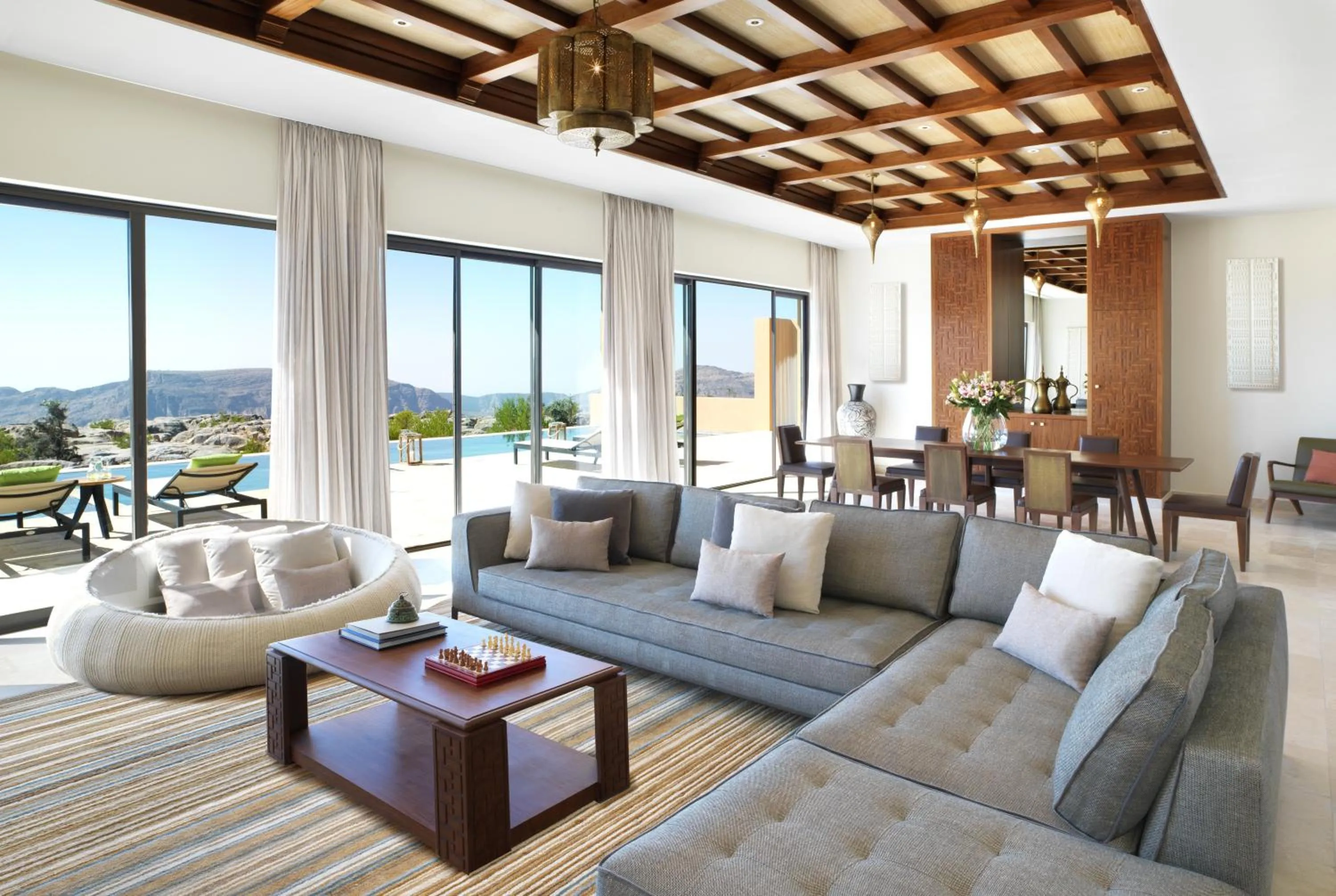Living room in Anantara Al Jabal Al Akhdar Resort