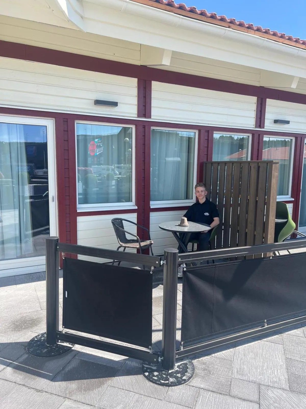 Balcony/Terrace in Nordby Hotell