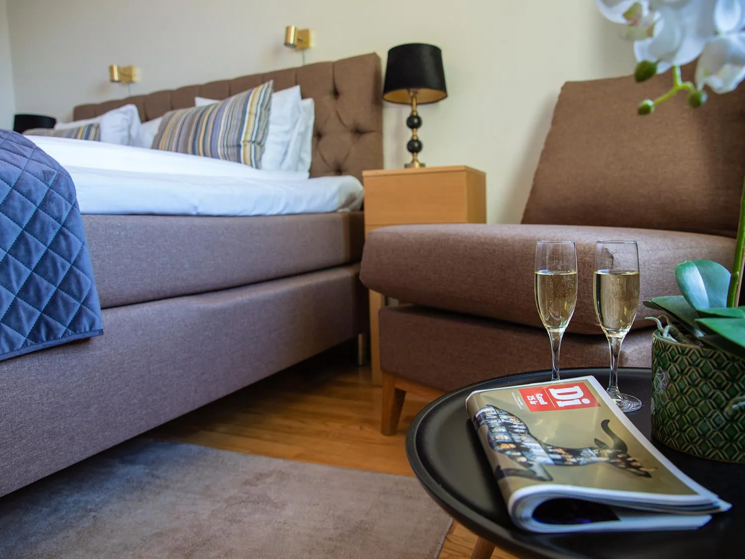 Property building, Bed in Mjölby Stadshotell