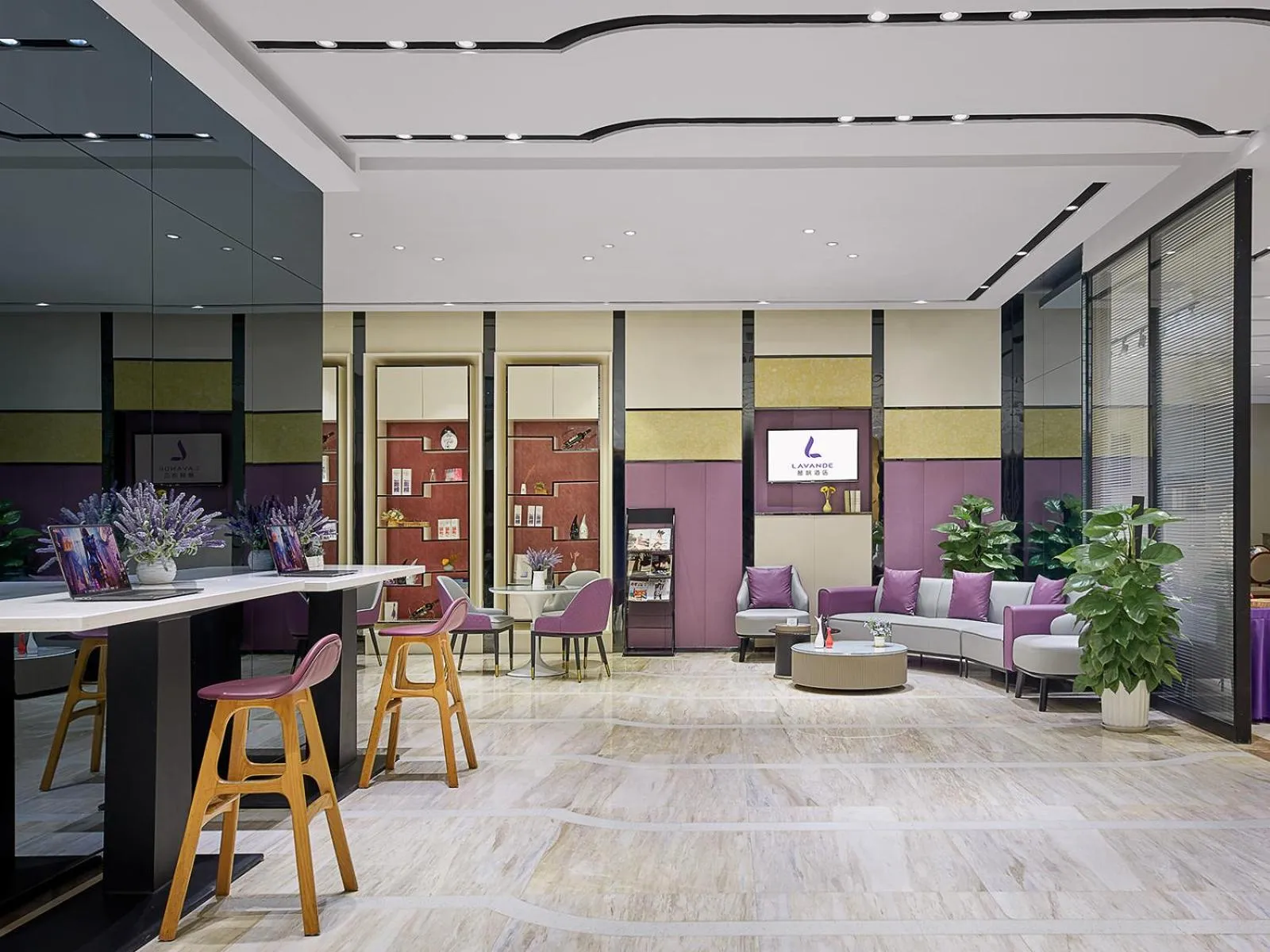 Communal lounge/ TV room in Lavande International Hotel Guangzhou Baiyun International Airport Branch - Free Shuttle Bus to Guangzhou Baiyun International Airport