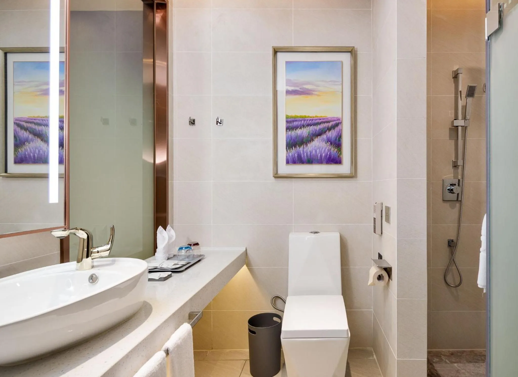 Shower in Lavande International Hotel Guangzhou Baiyun International Airport Branch - Free Shuttle Bus to Guangzhou Baiyun International Airport