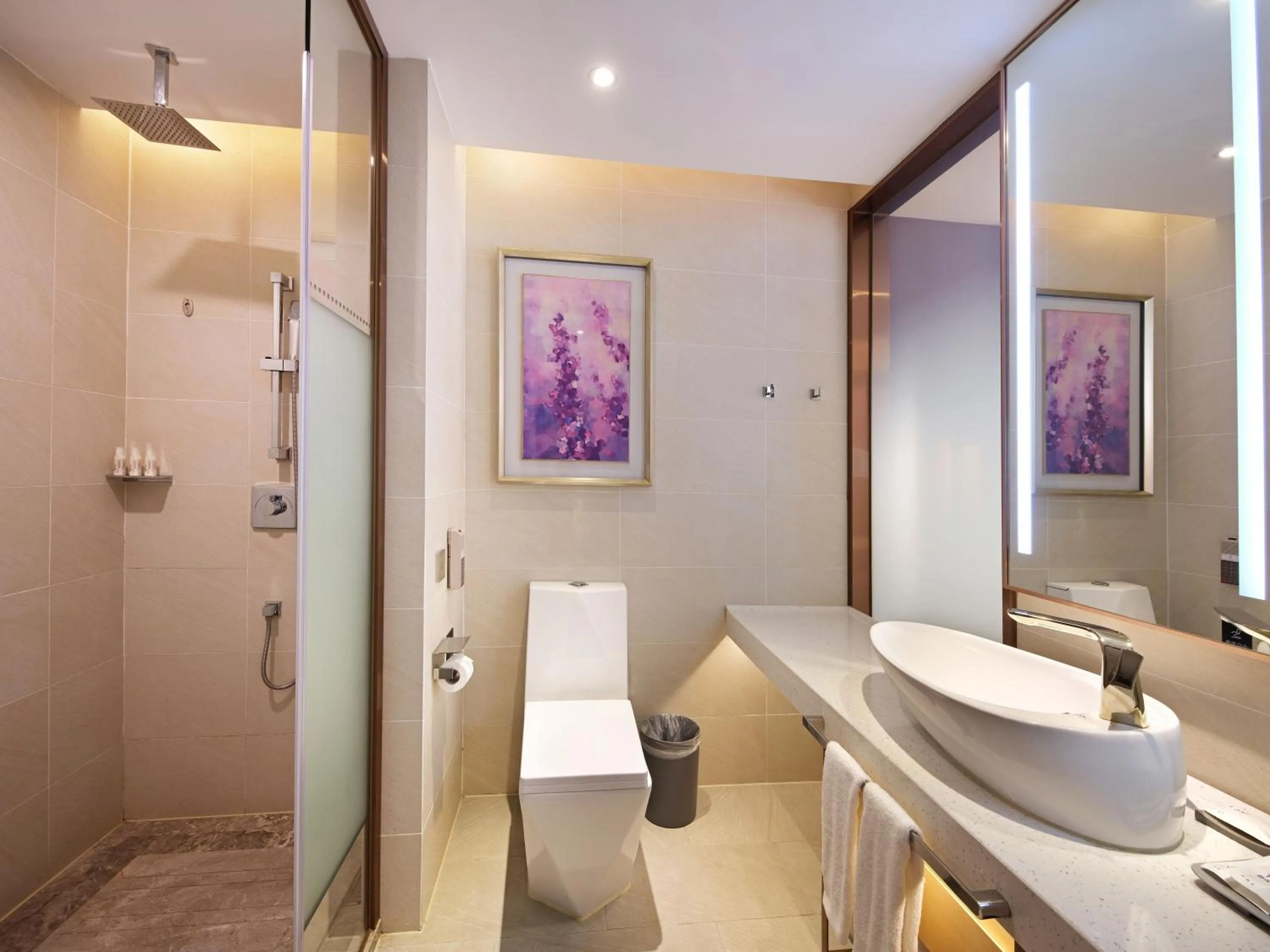 Shower in Lavande International Hotel Guangzhou Baiyun International Airport Branch - Free Shuttle Bus to Guangzhou Baiyun International Airport