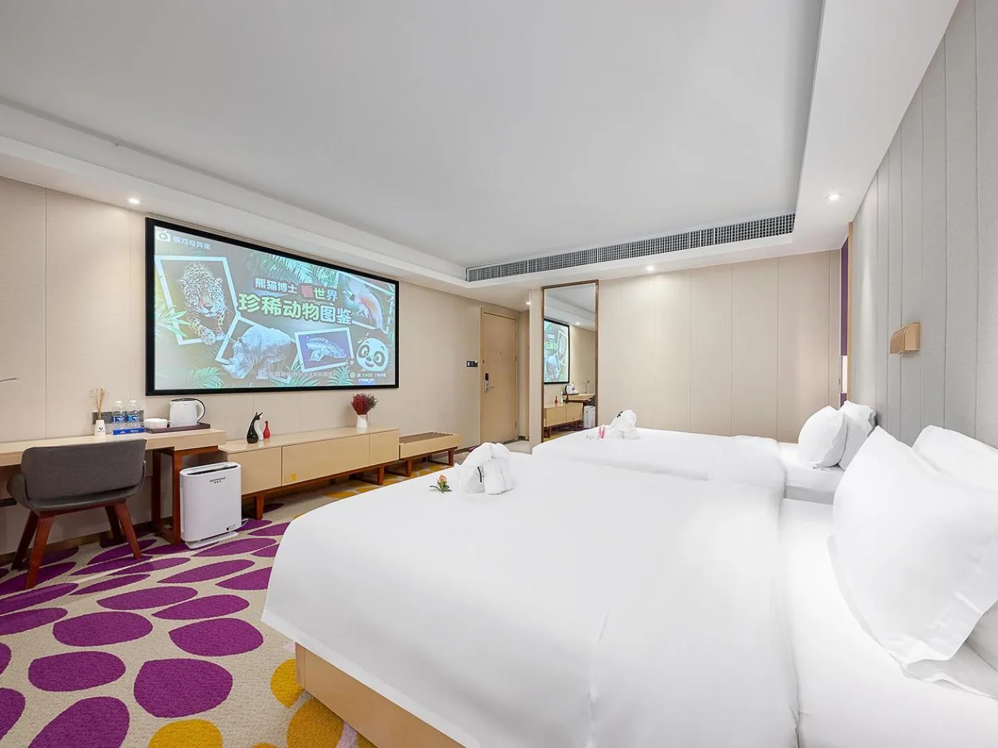 Bed in Lavande Hotel Baiyun International Airport Branch