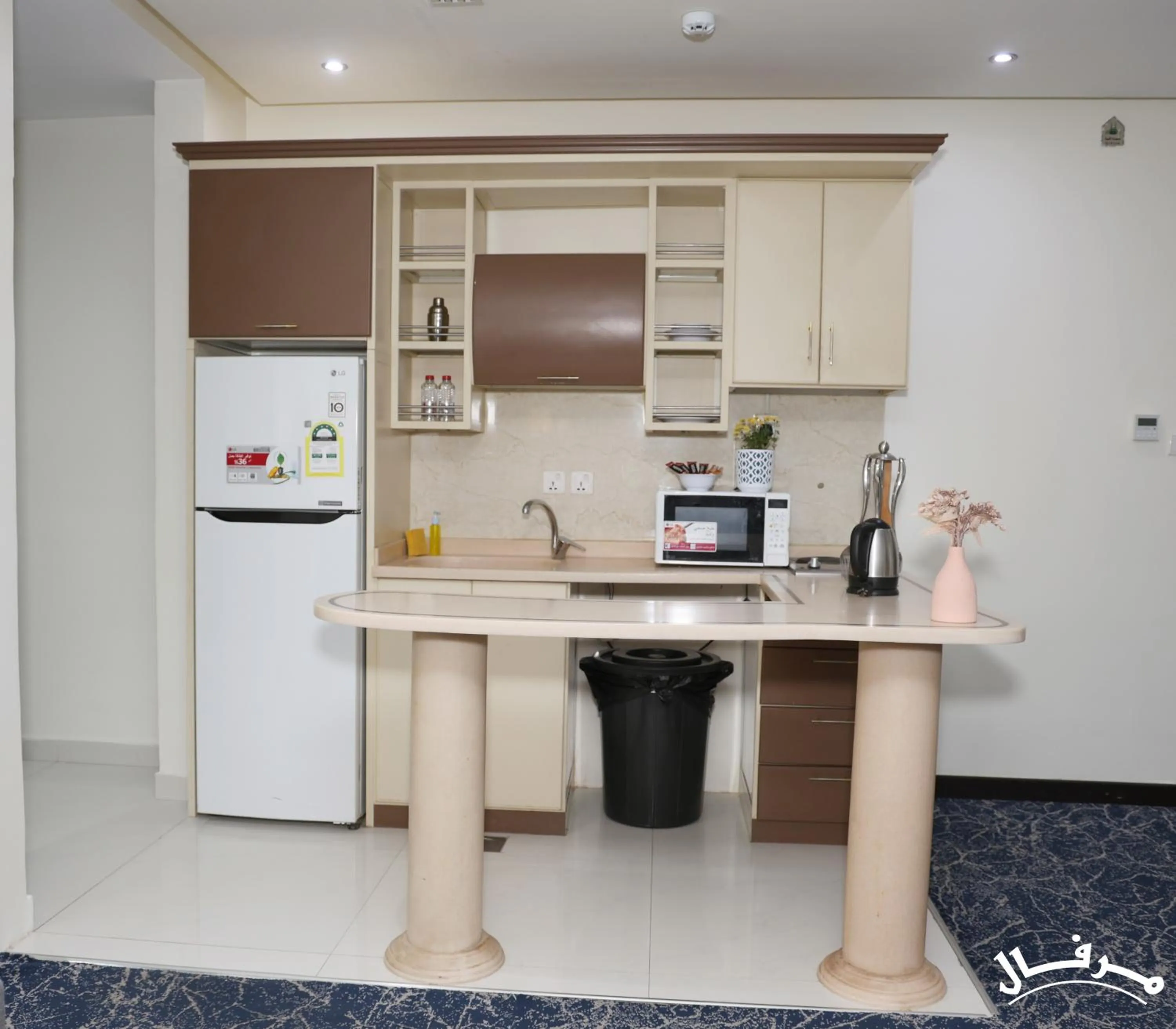 Kitchen or kitchenette in Merfal Serviced Apartments Royal