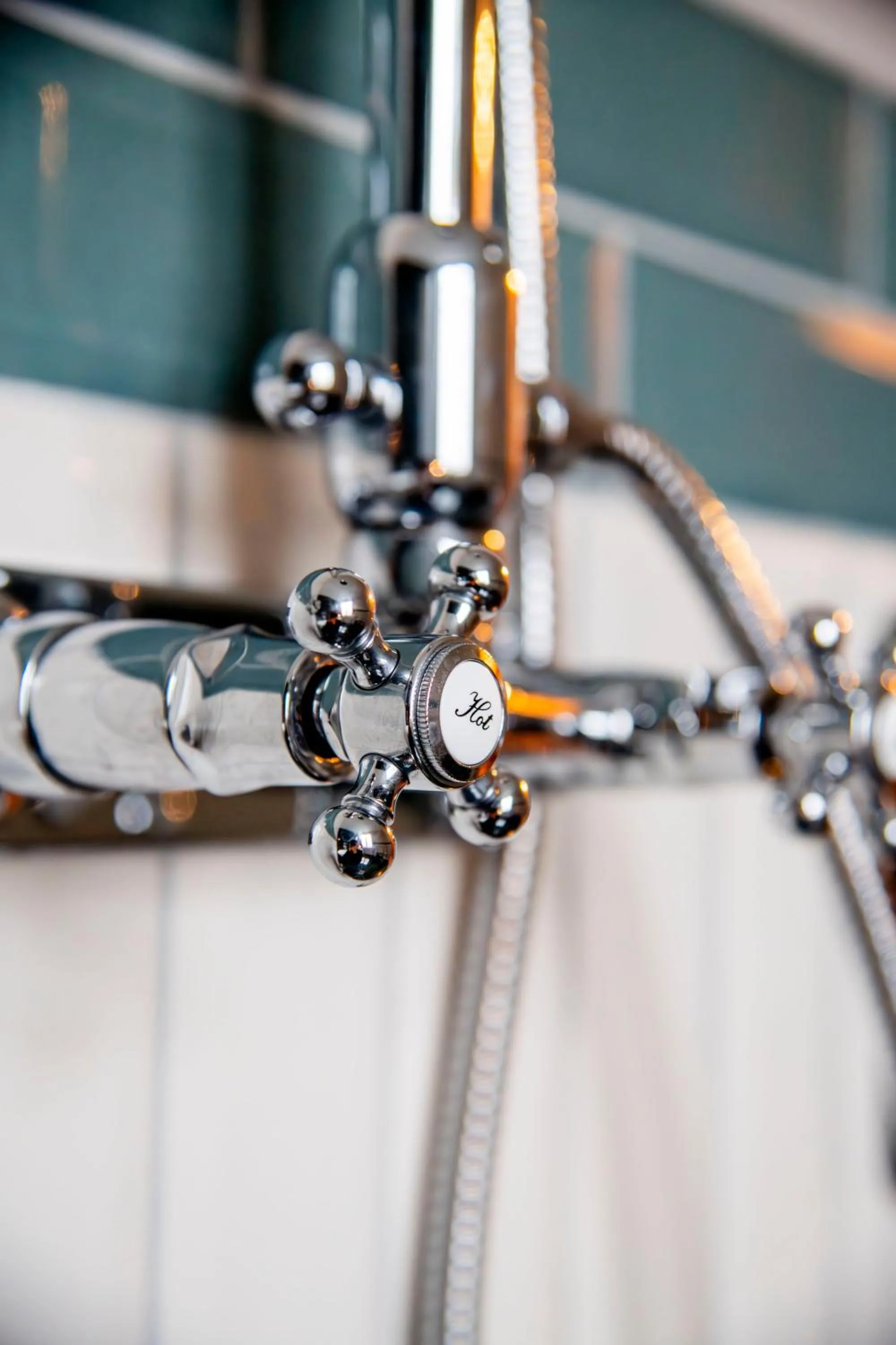 Bathroom in Park Hotel Linköping Fawlty Towers