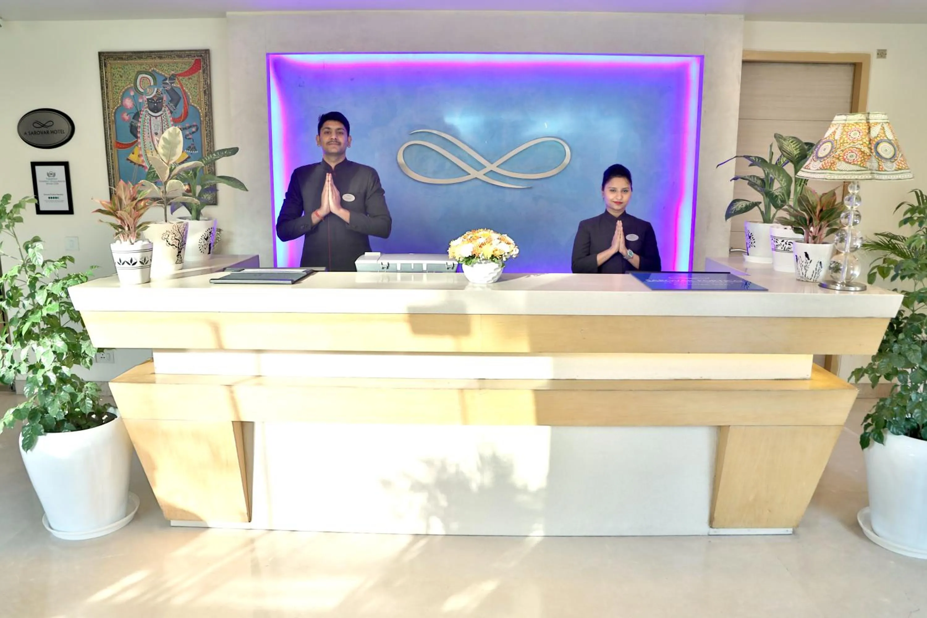 Lobby or reception in Sarovar Portico Naraina, Hotel