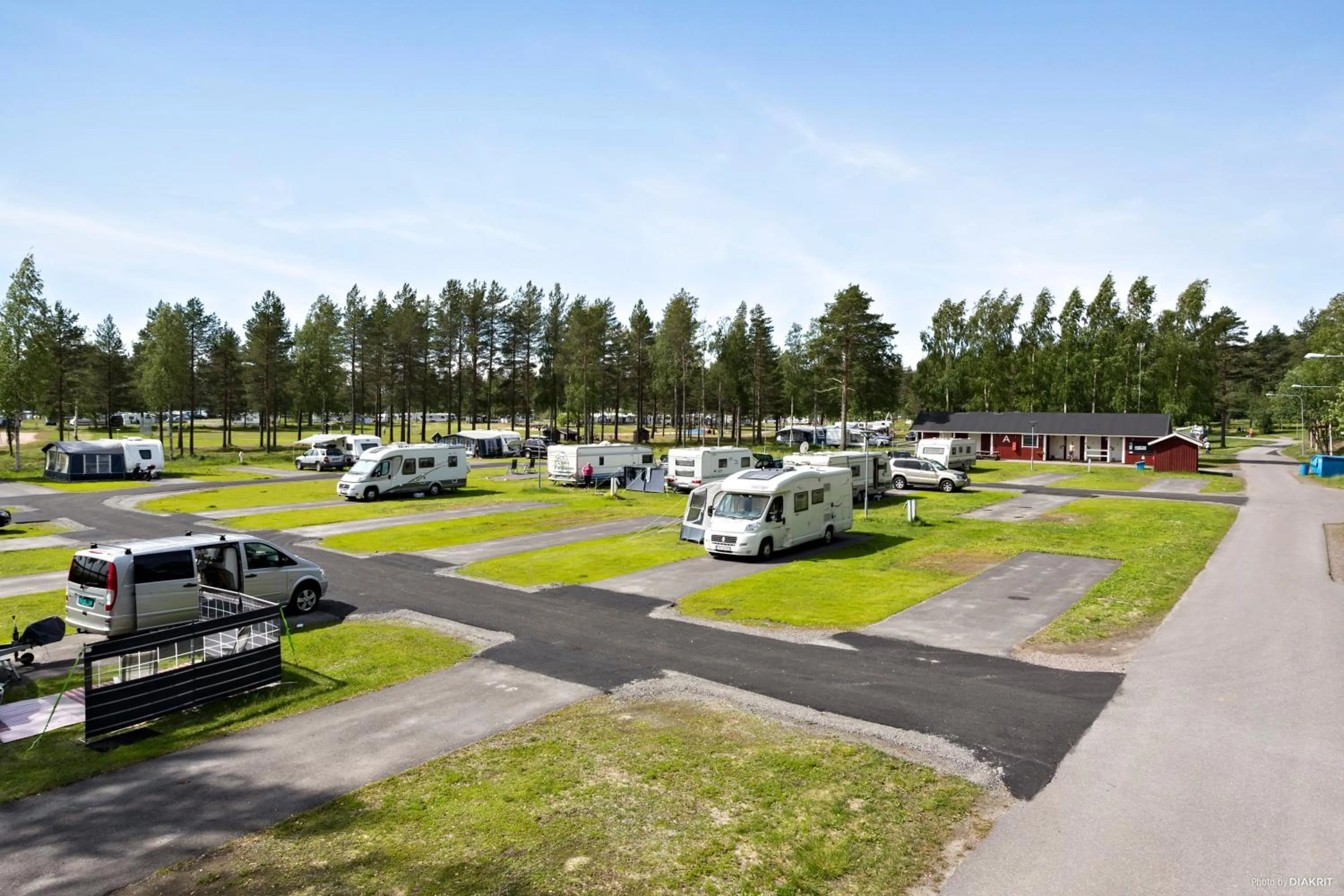 On site in First Camp Arcus-Luleå