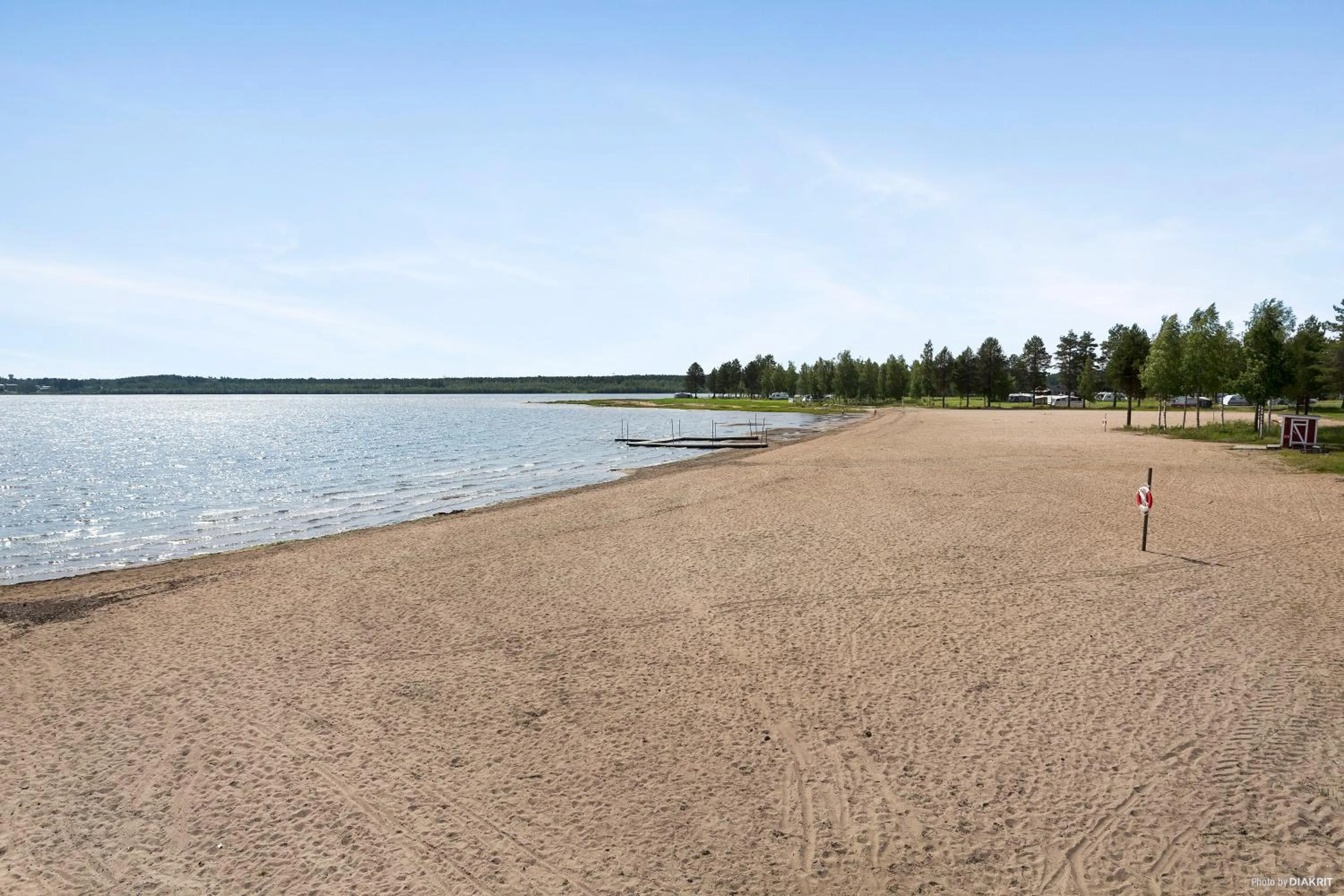 Beach in First Camp Arcus-Luleå