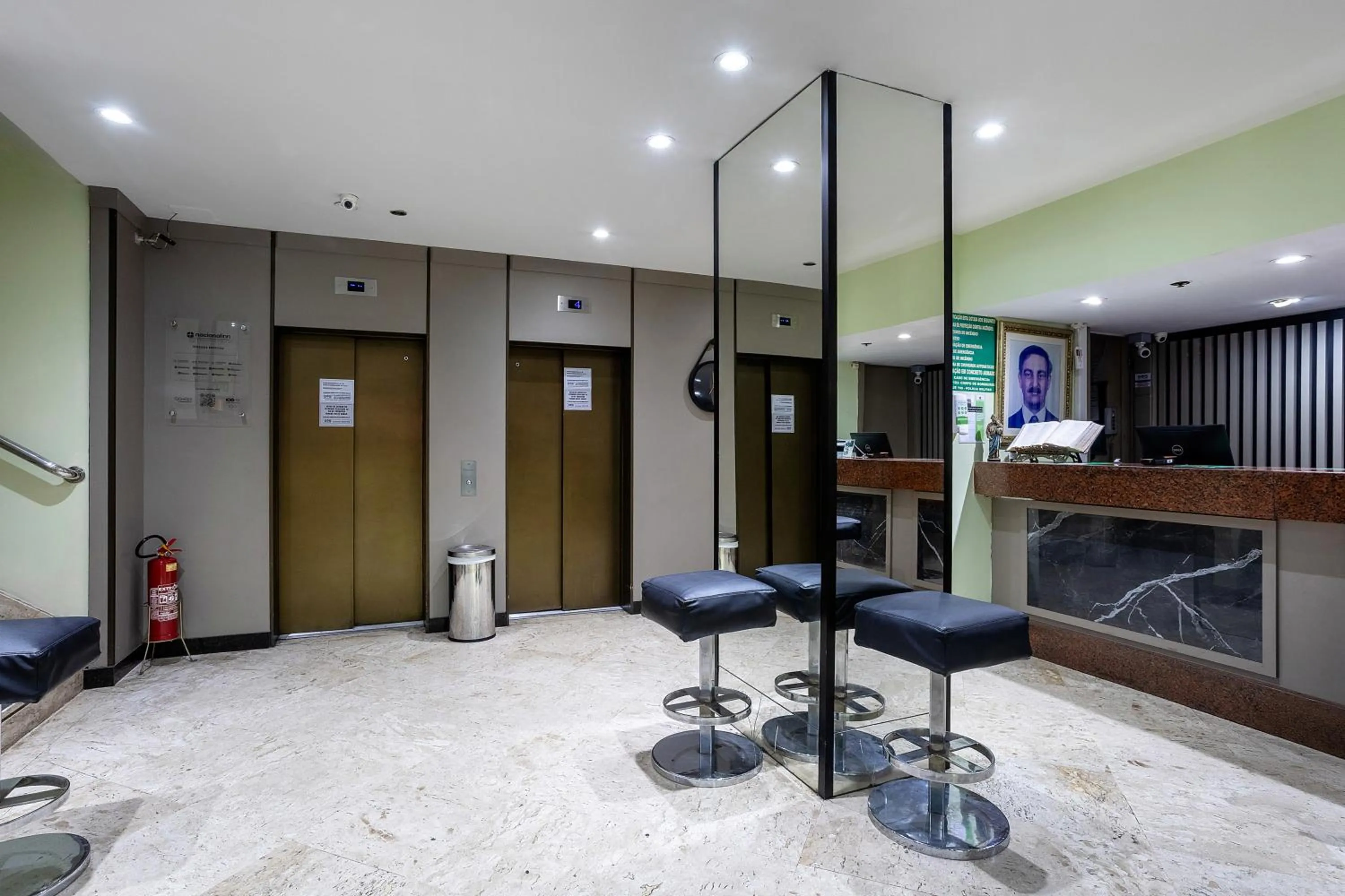 Lobby or reception in Hotel Nacional Inn Belo Horizonte