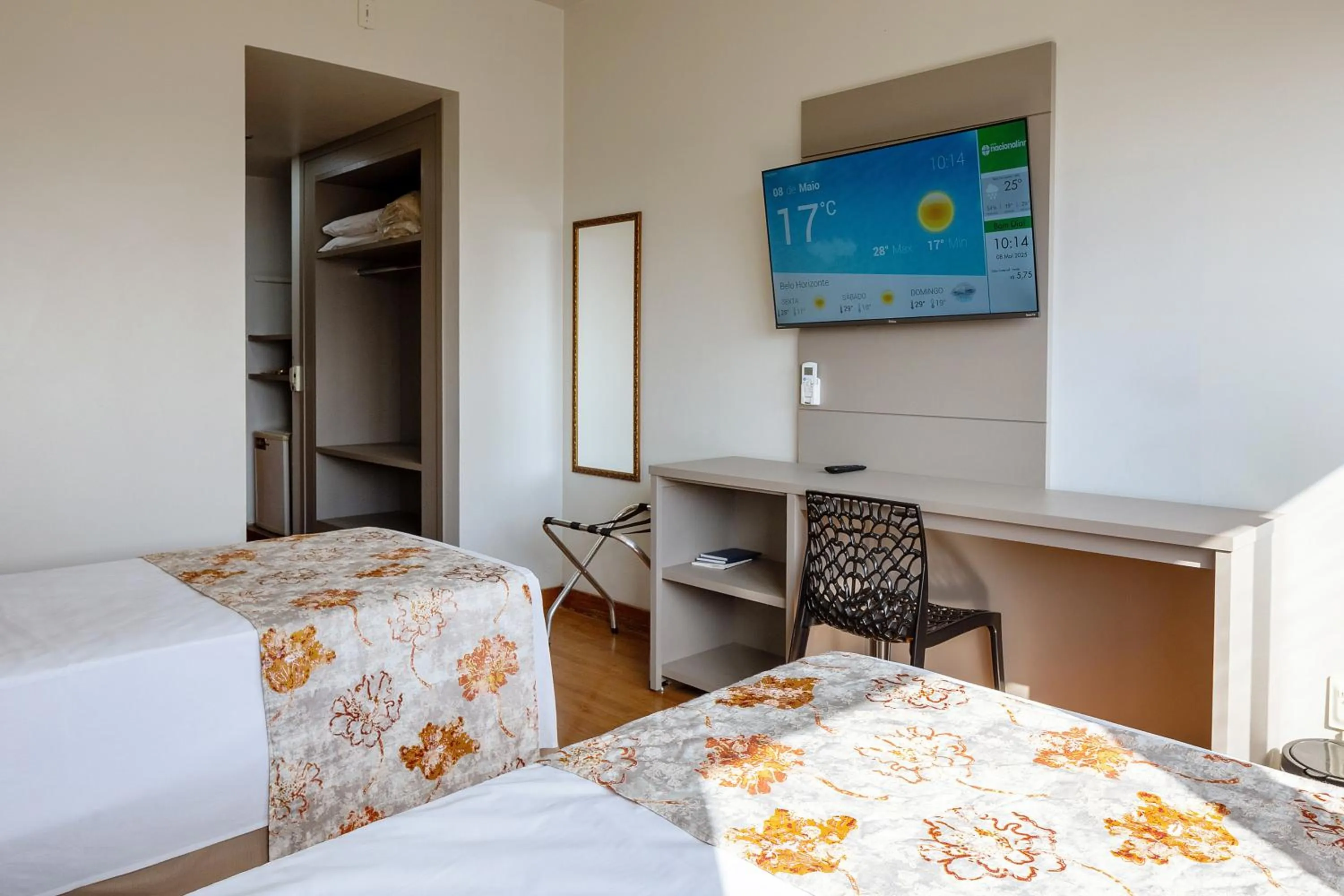 Bed in Hotel Nacional Inn Belo Horizonte