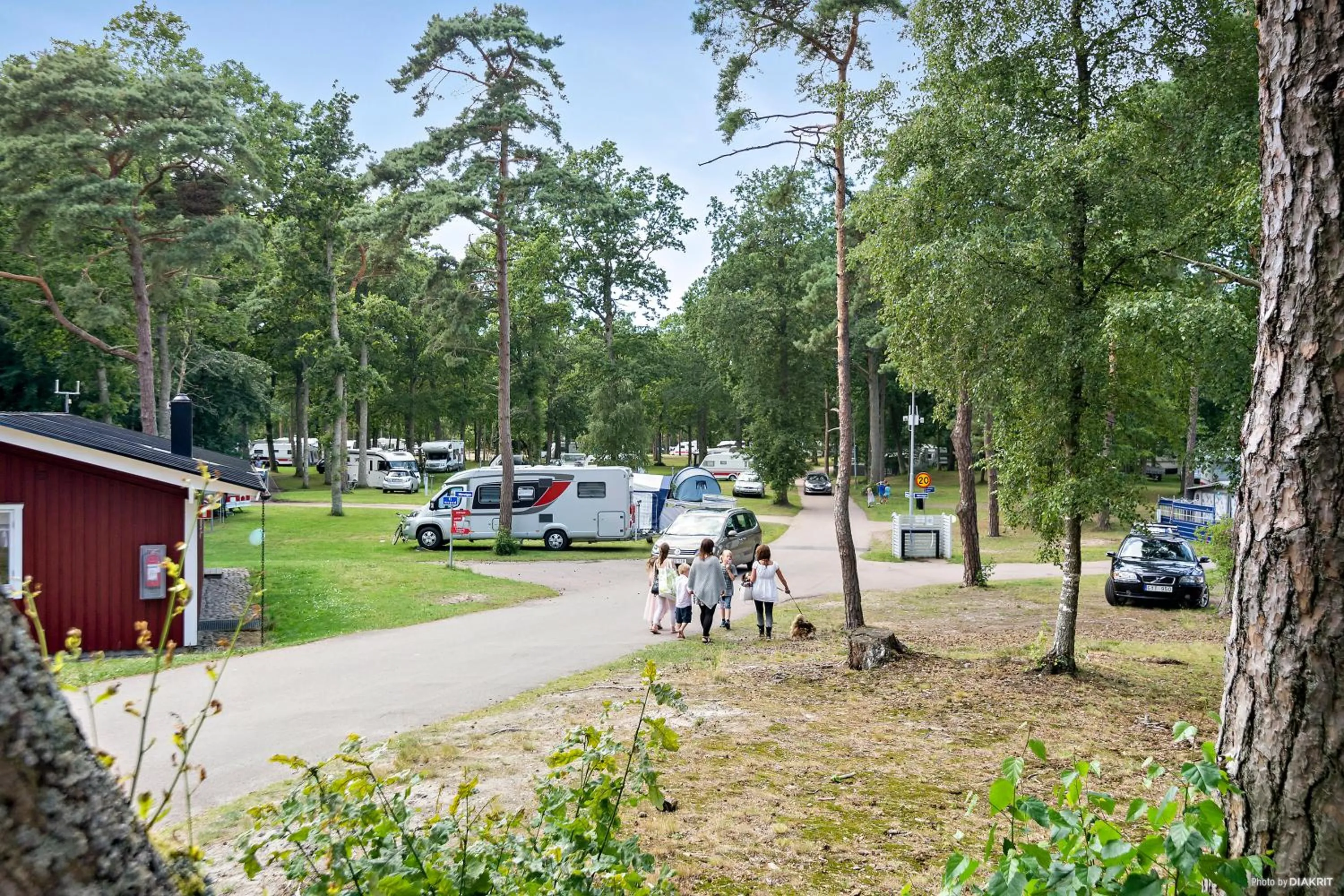 Street view in First Camp Torekov-Båstad