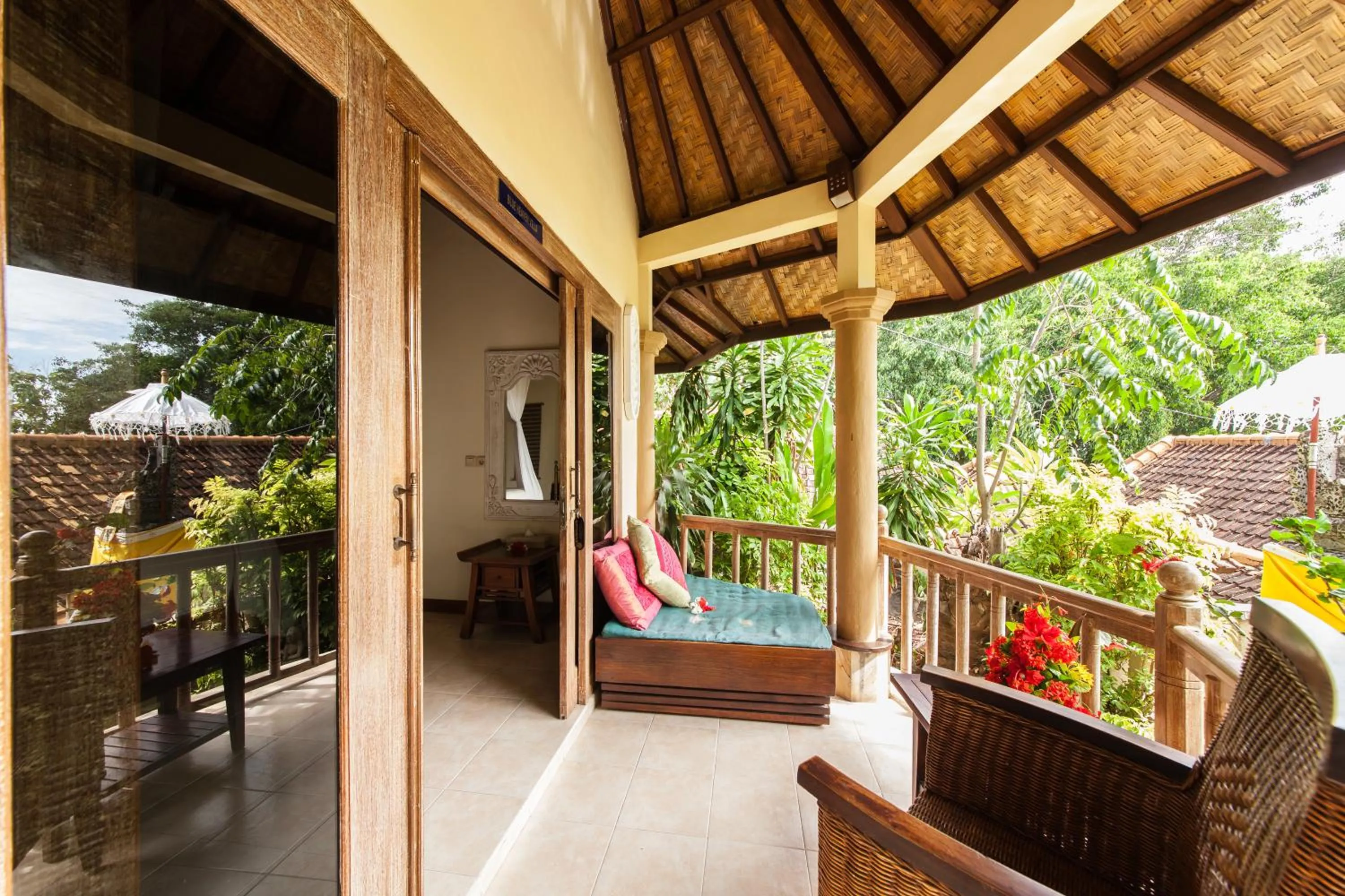 Patio in Blue Moon Villas Resort