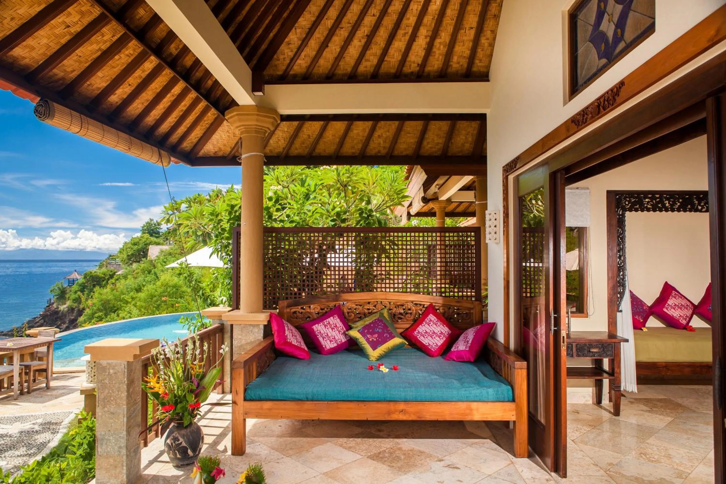 Garden view in Blue Moon Villas Resort