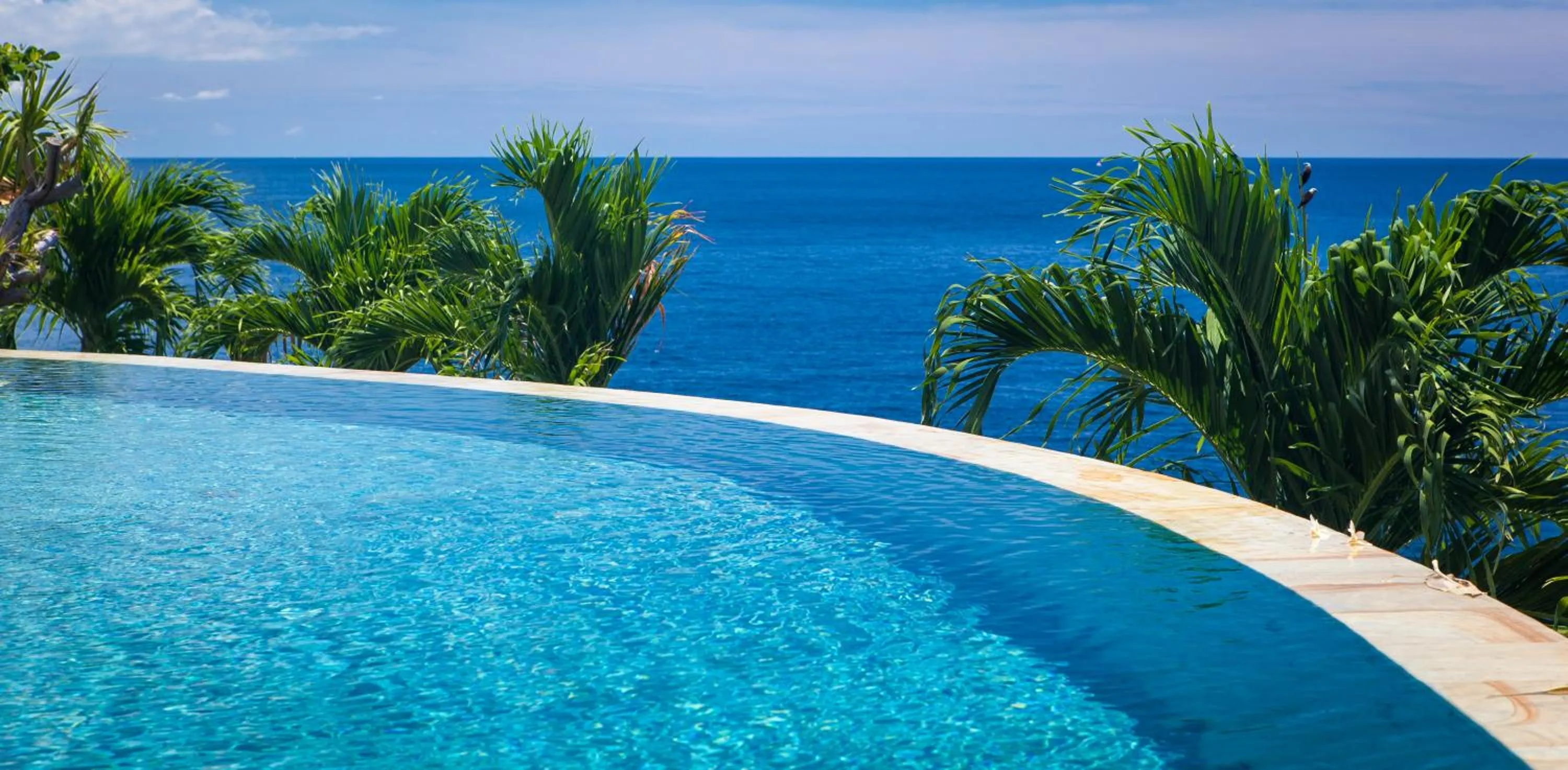 Pool view in Blue Moon Villas Resort