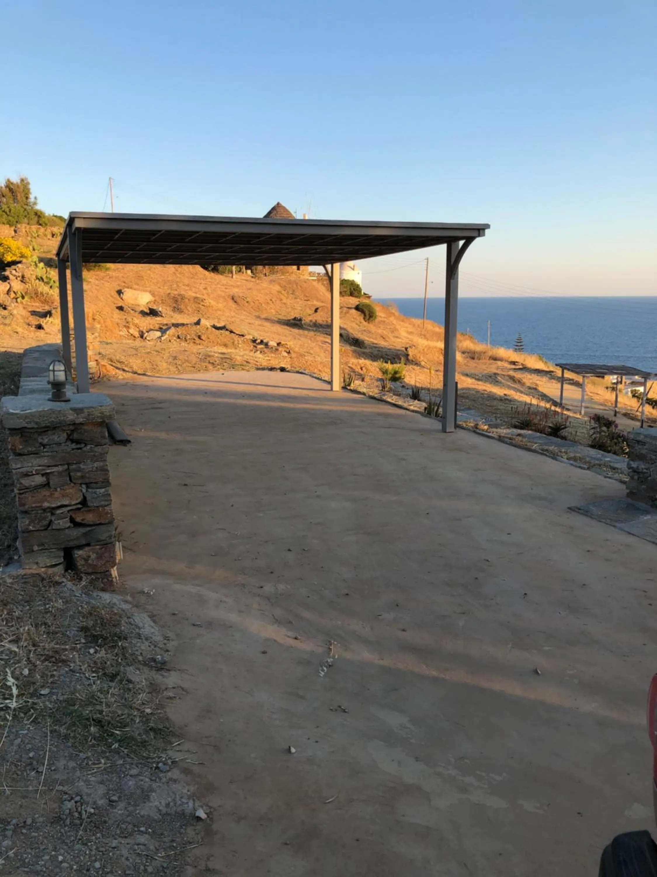 Day in The Traditional Stone Villa