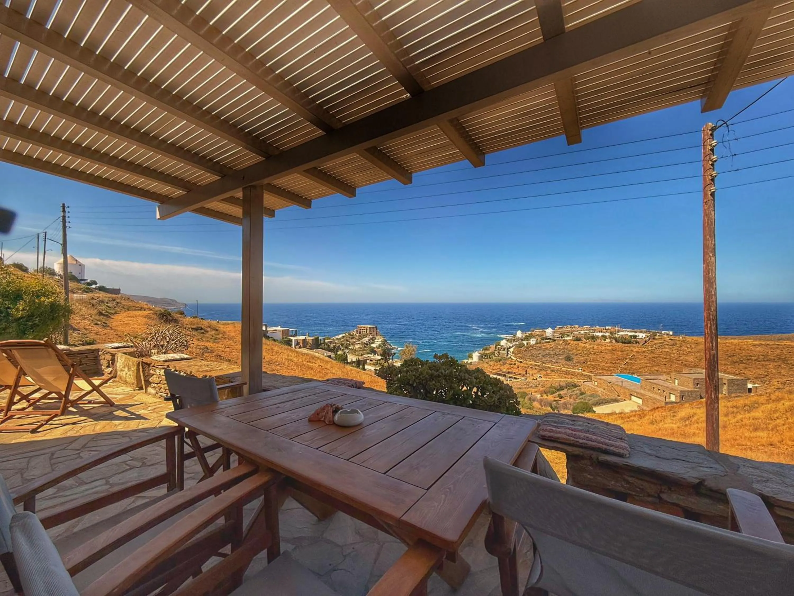 Day in The Traditional Stone Villa