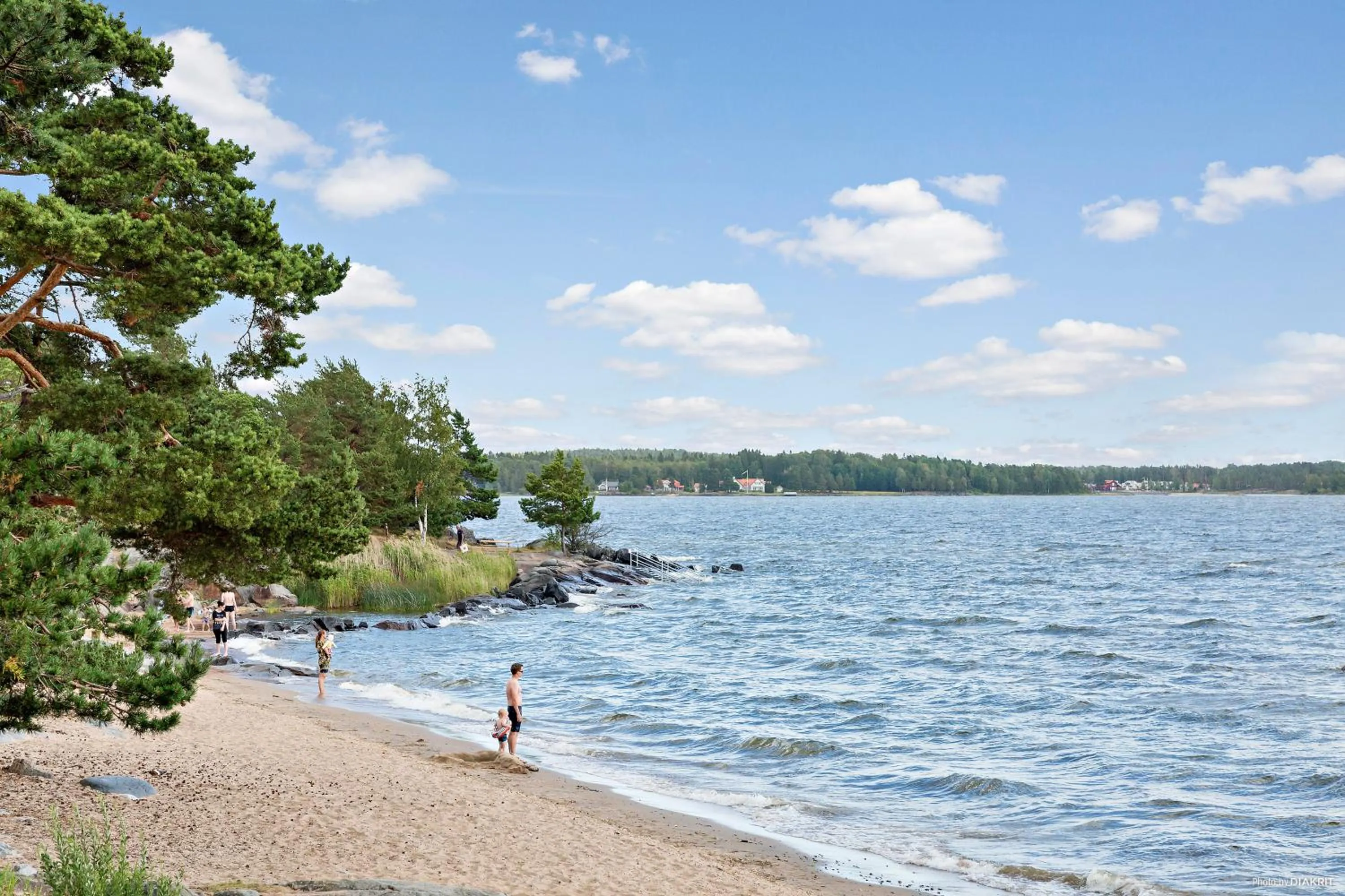 Beach in First Camp Skutberget-Karlstad