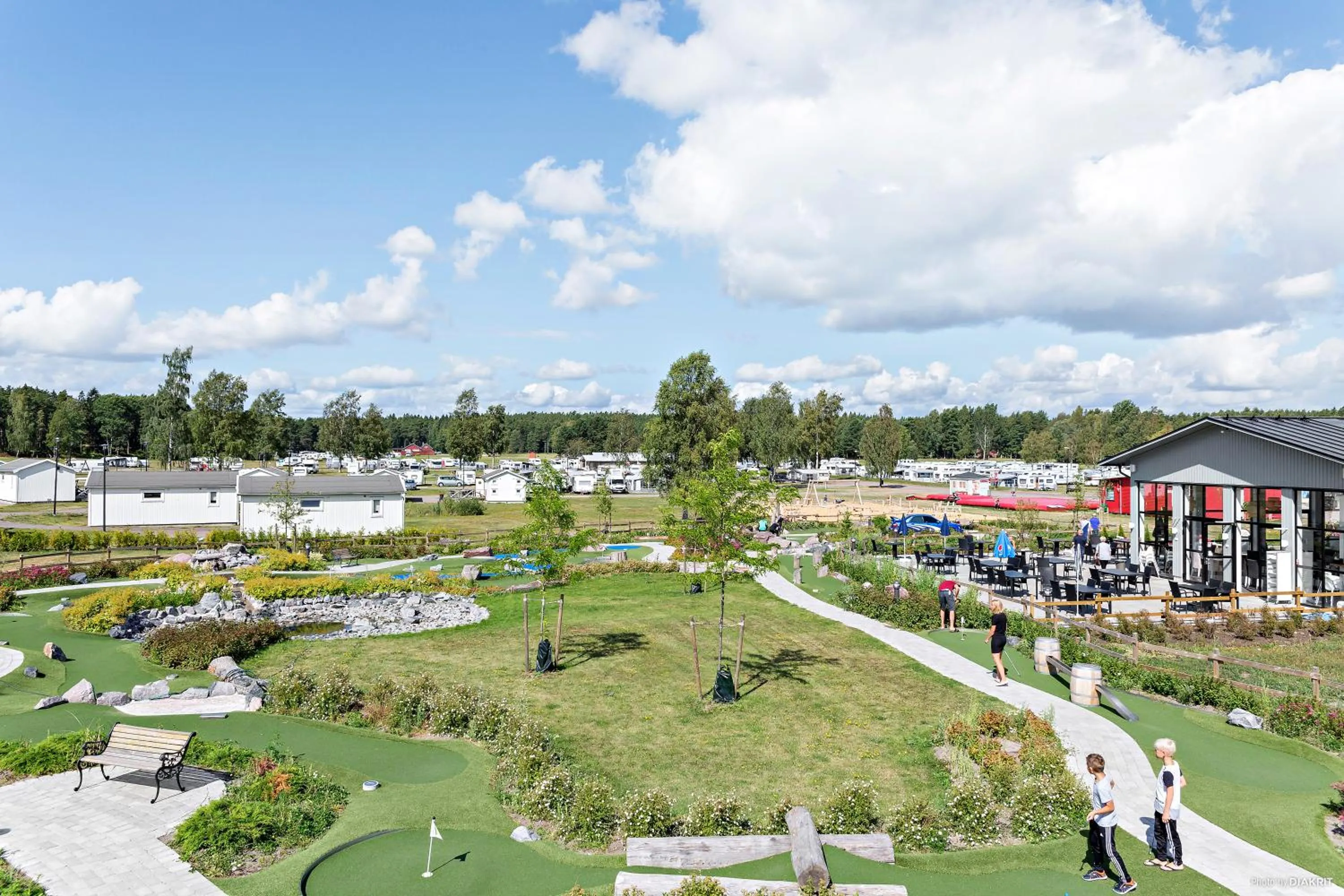 Minigolf in First Camp Skutberget-Karlstad