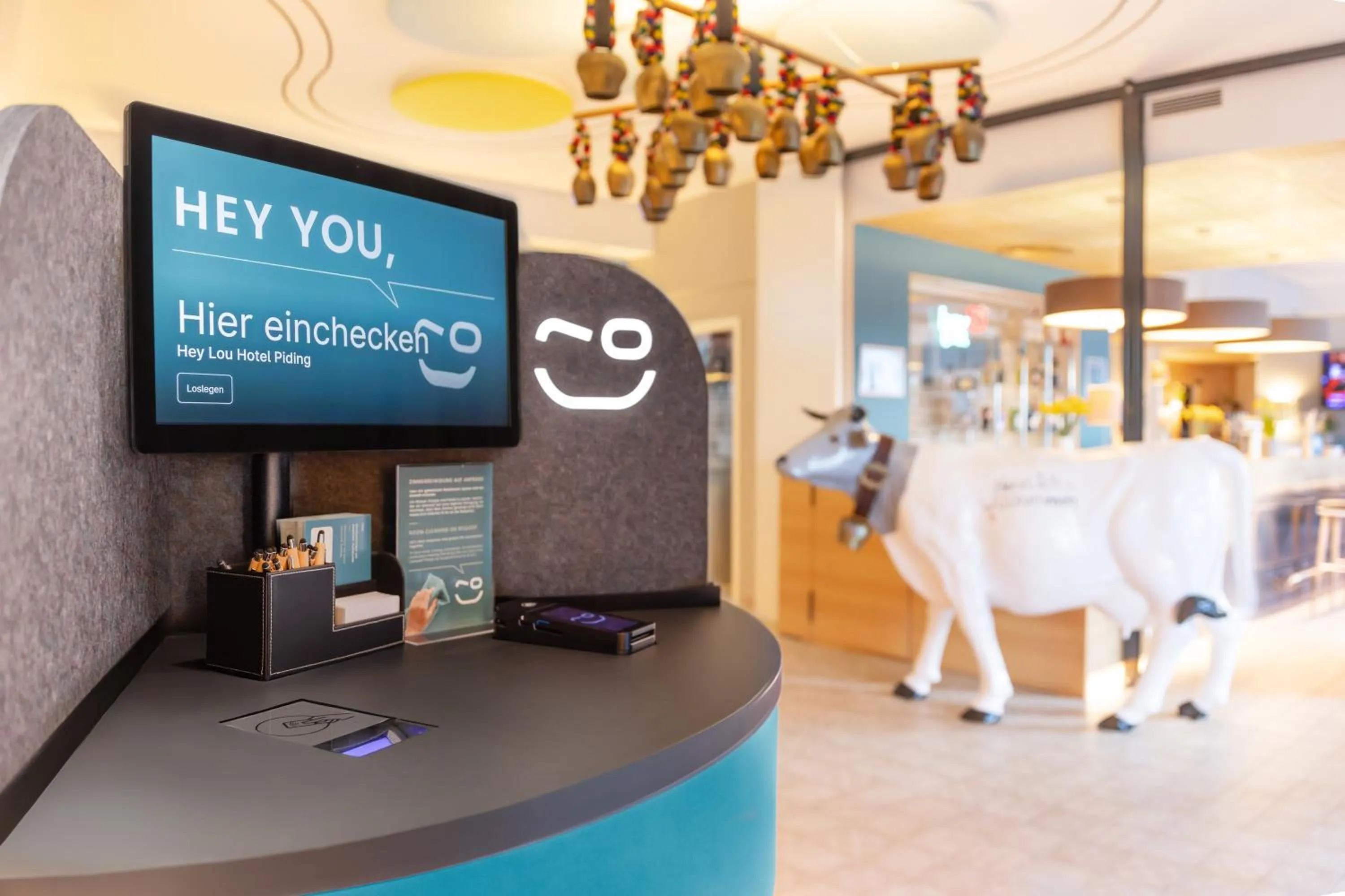 Lobby or reception in Hey Lou Hotel Piding