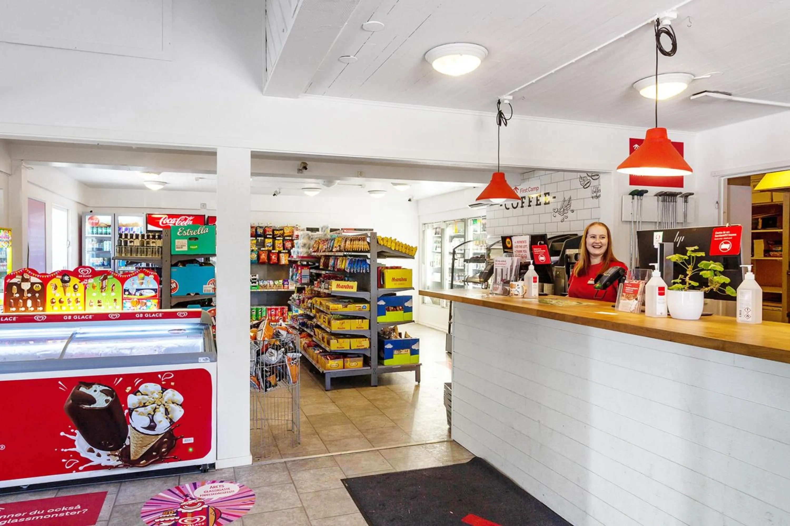 Lobby or reception in First Camp Mölle-Höganäs