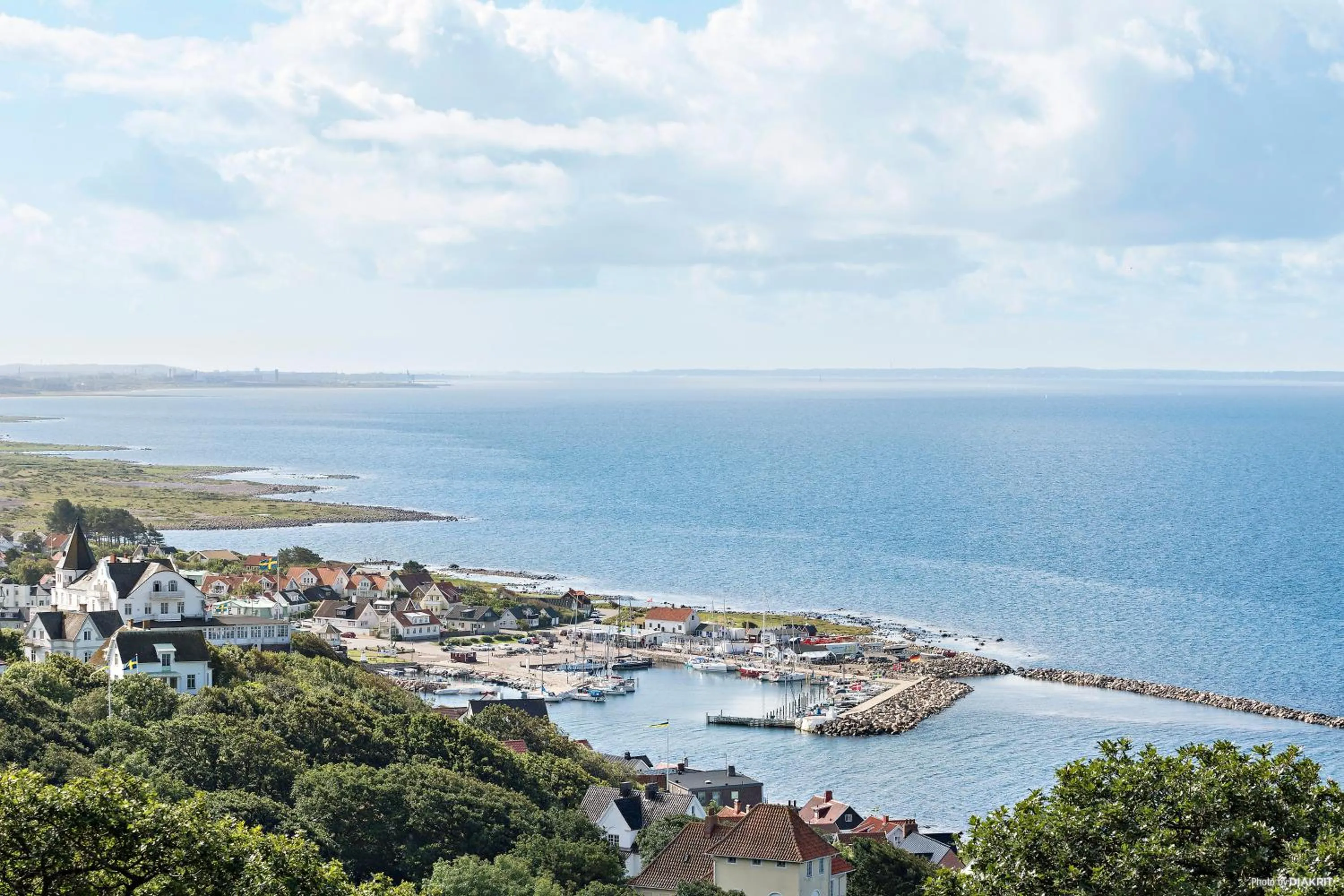 Bird's eye view in First Camp Mölle-Höganäs