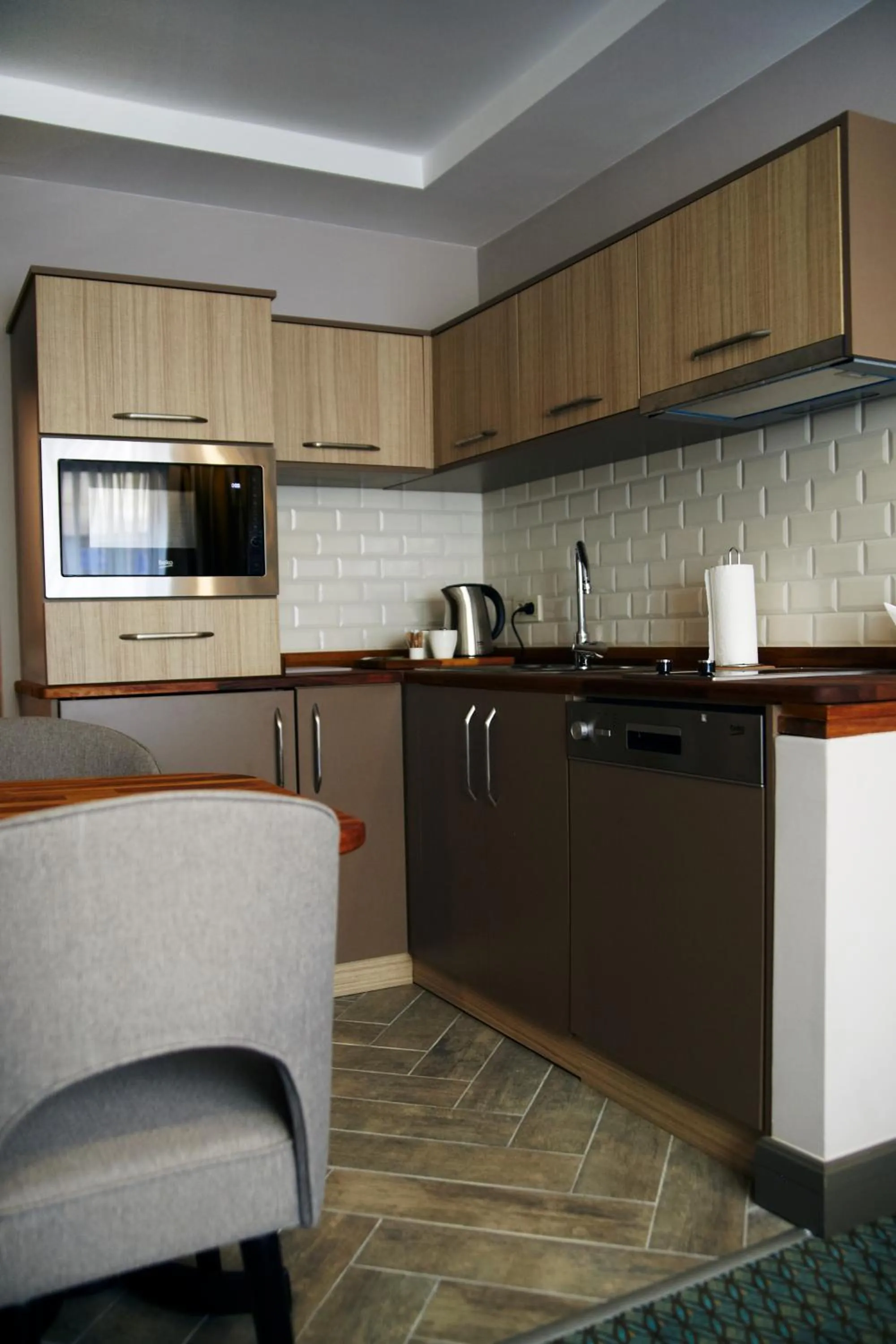 Kitchen or kitchenette in Tophane Suites