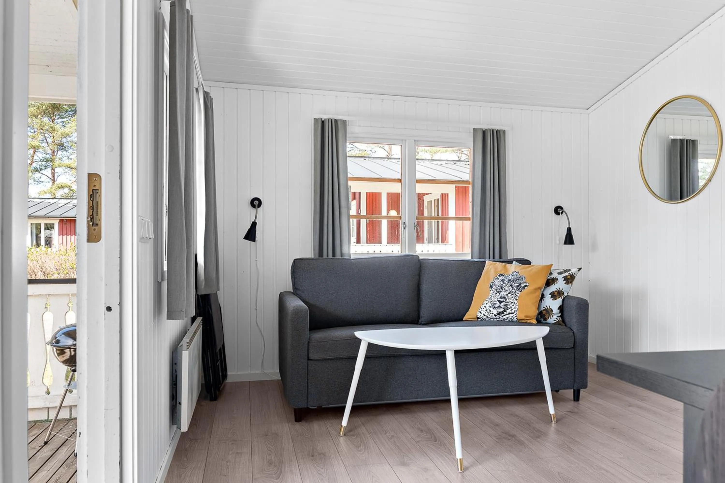 Living room in First Camp Tylösand-Halmstad