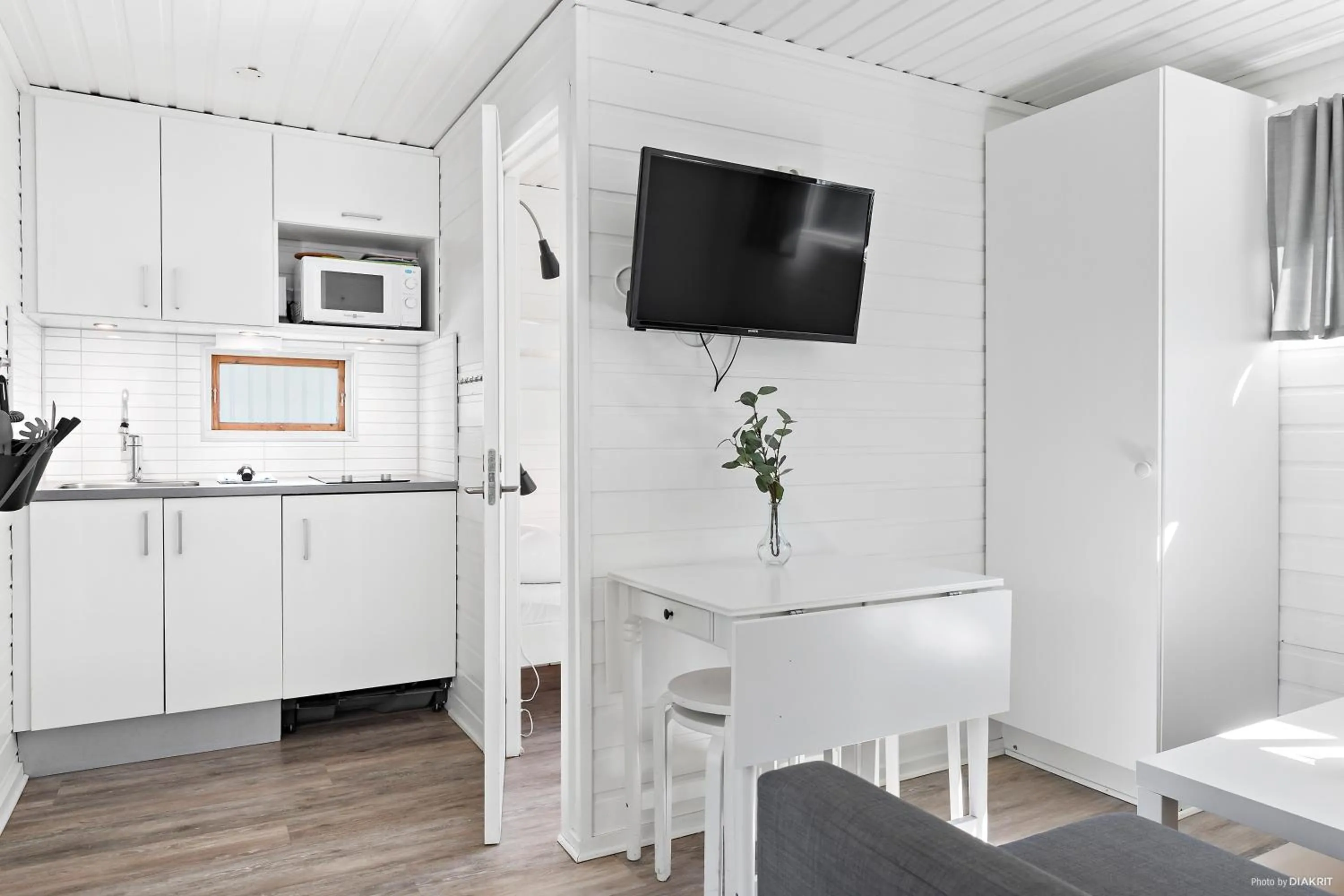 Kitchen or kitchenette in First Camp Tylösand-Halmstad