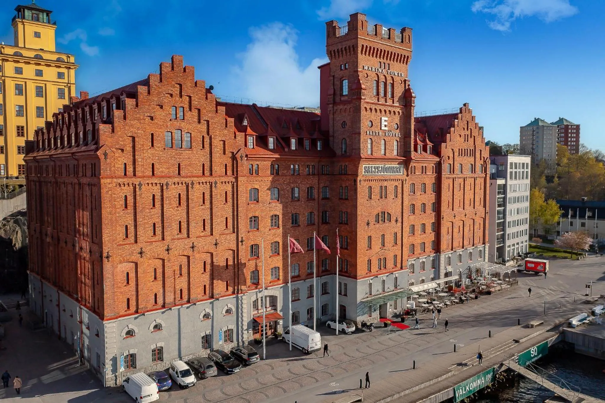 Facade/entrance in Elite Hotel Marina Tower, Spa & Resort