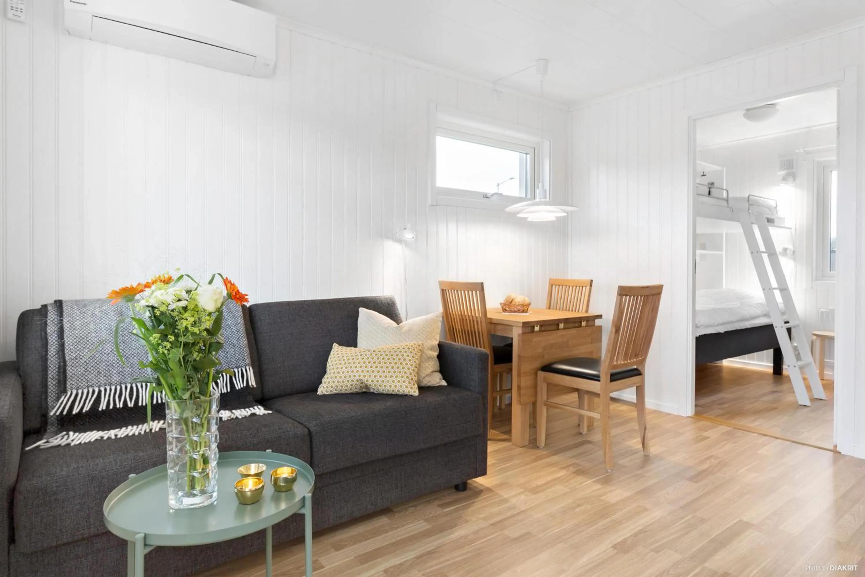 Living room in First Camp Nydala-Umeå