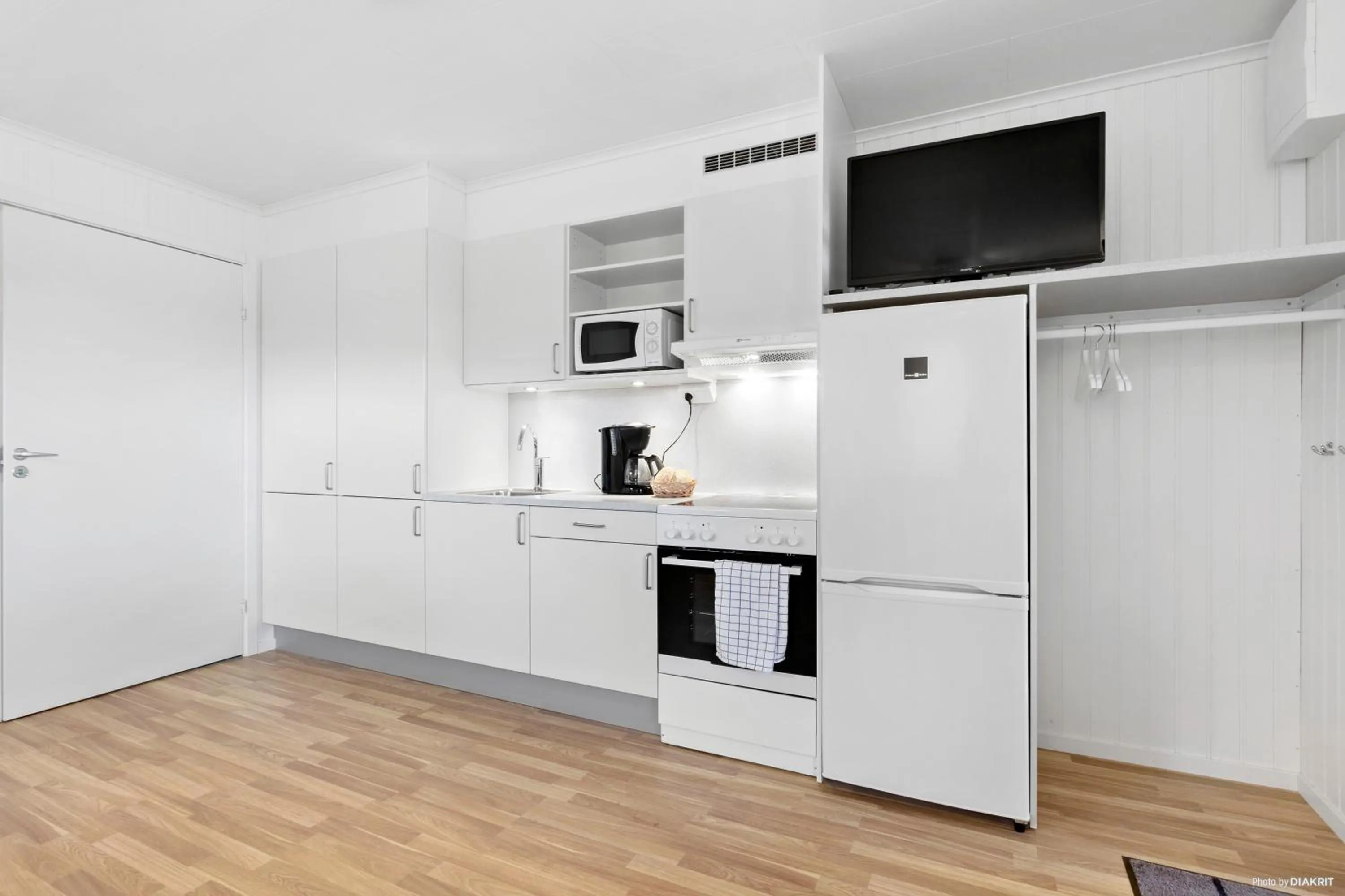 Kitchen or kitchenette in First Camp Nydala-Umeå