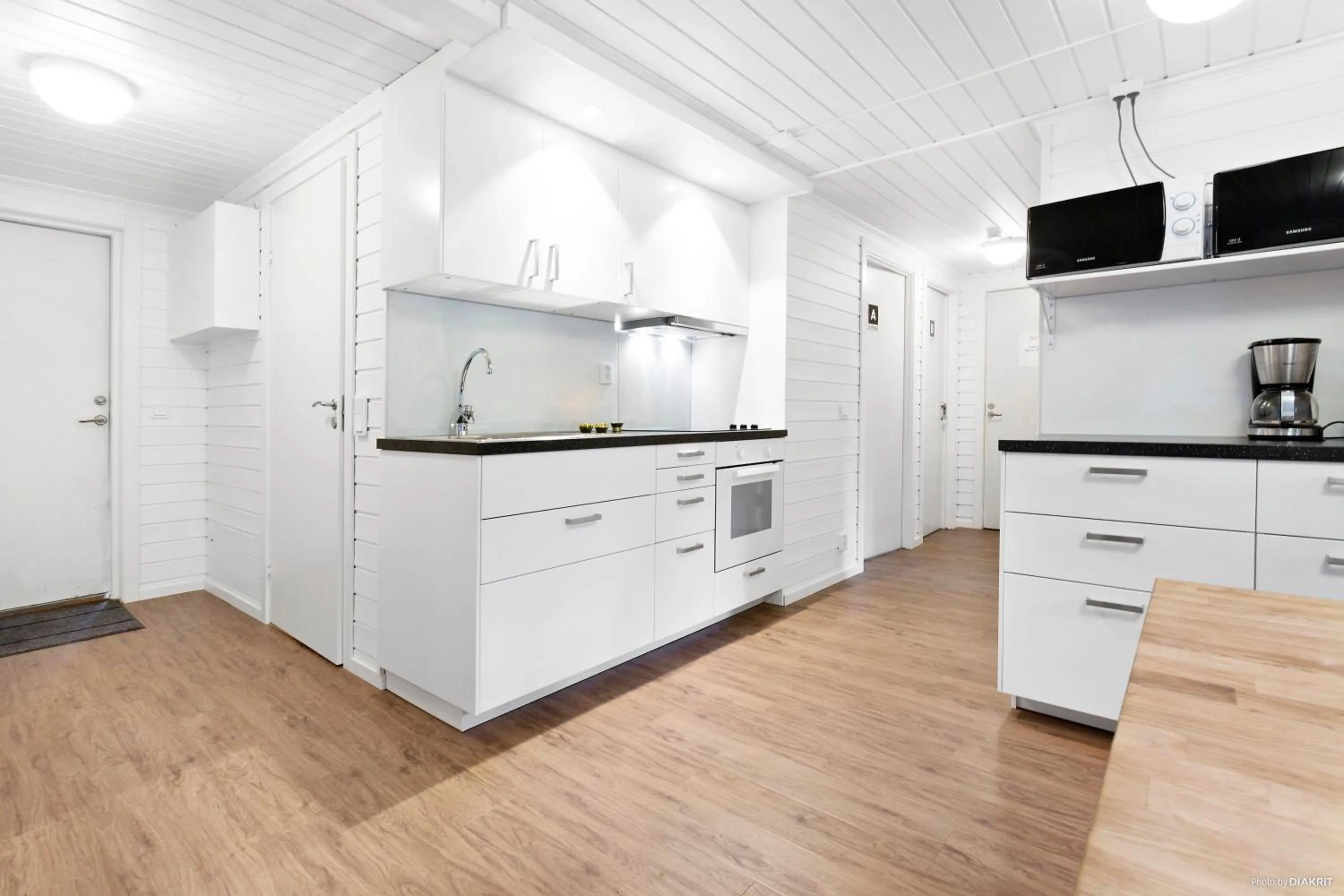 Kitchen or kitchenette in First Camp Nydala-Umeå