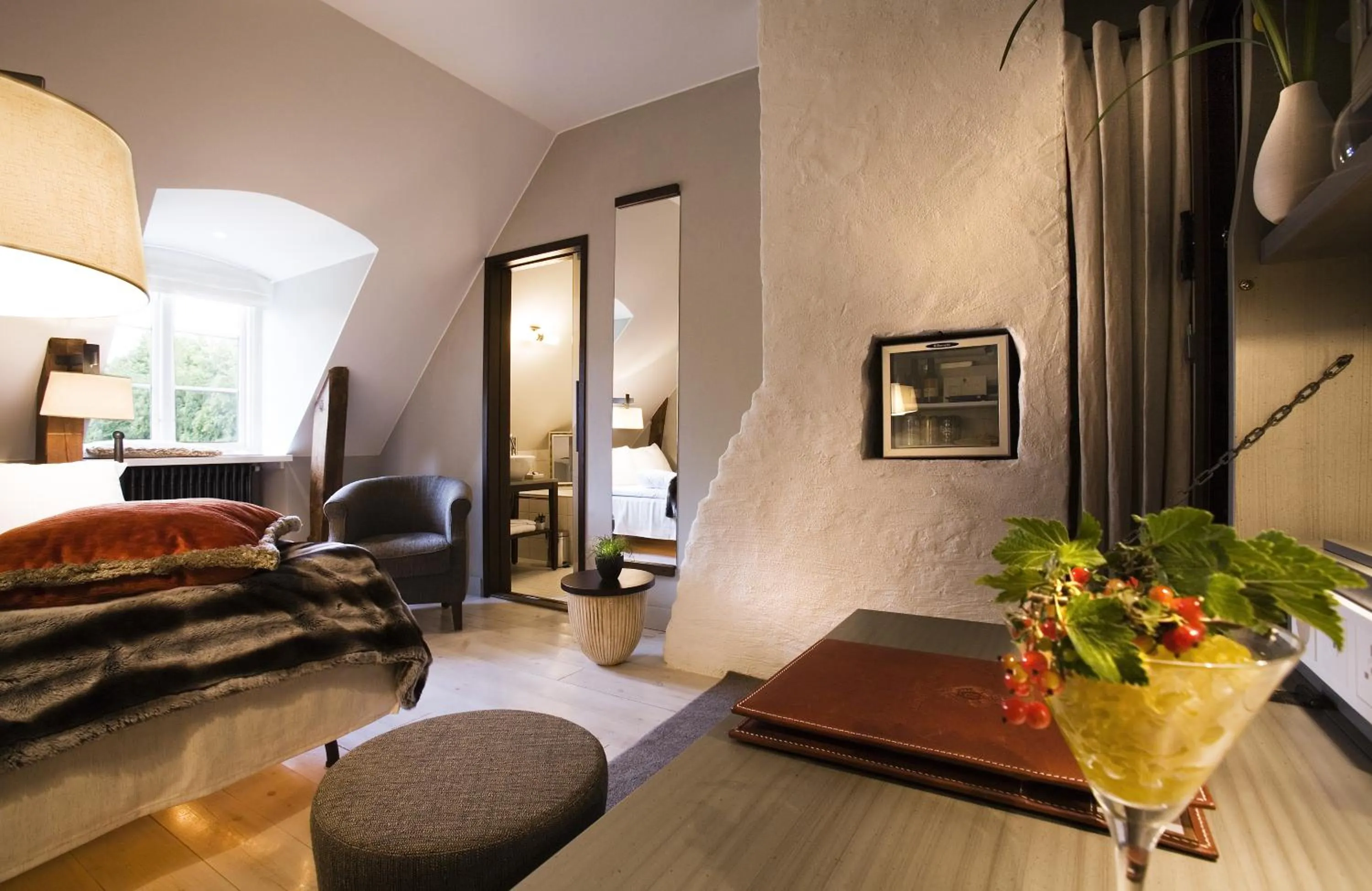 Seating area in Ulfsunda Slott