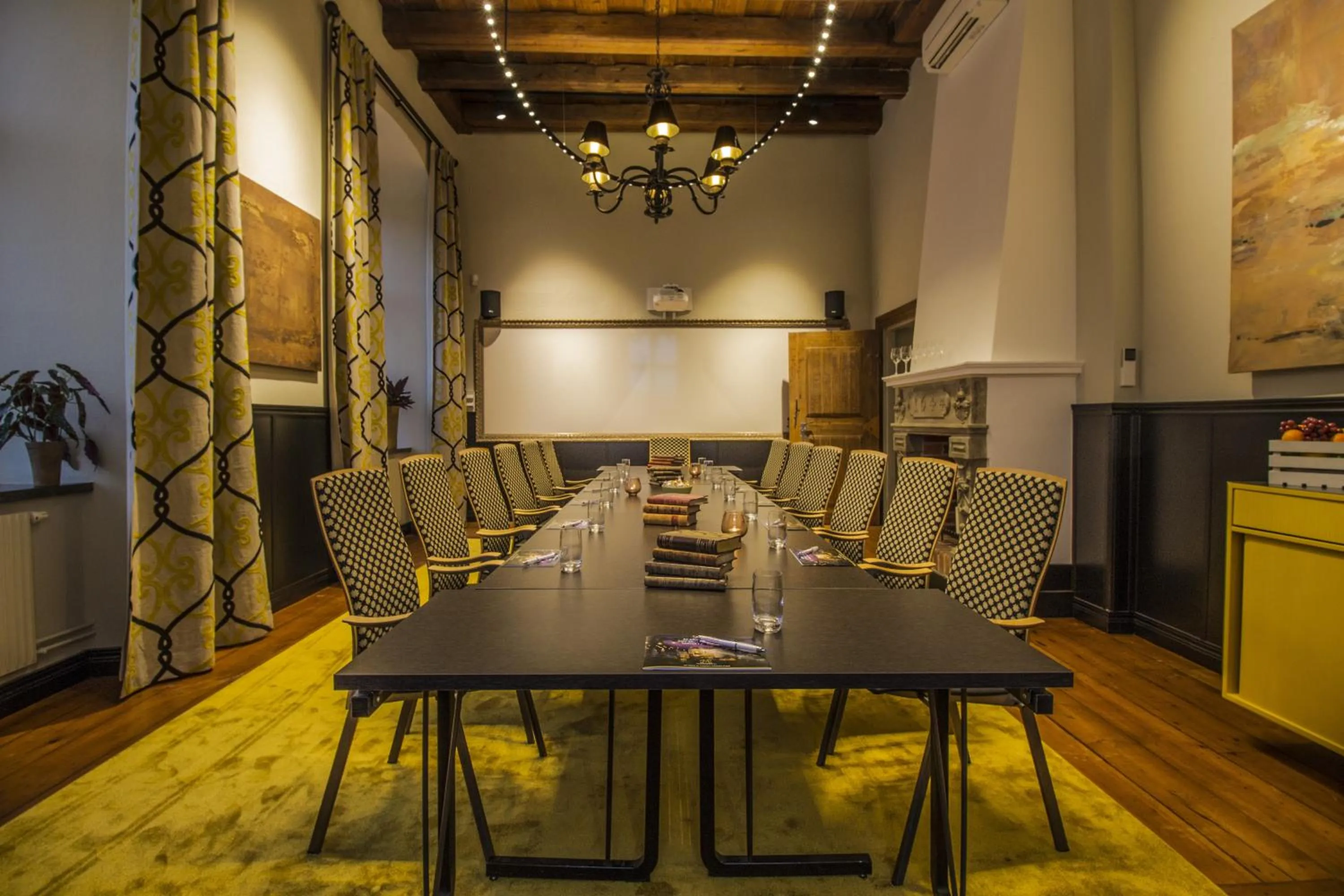 On site in Ulfsunda Slott