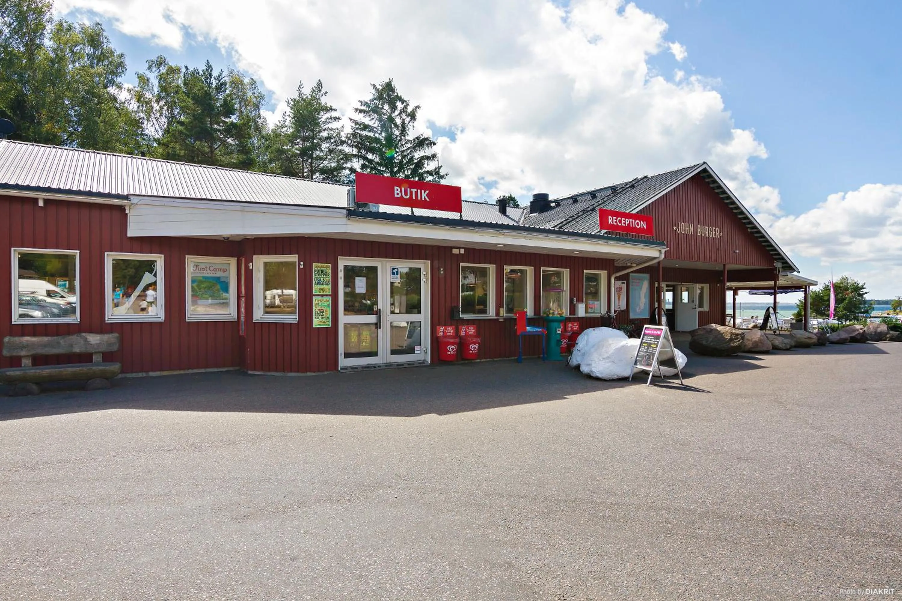 Lobby or reception in First Camp Kolmården-Norrköping
