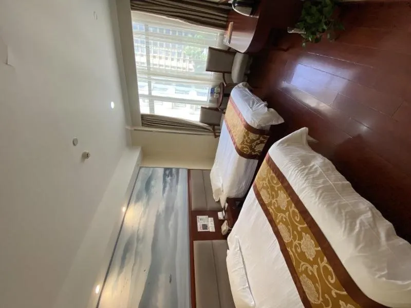 Bed in GreenTree ShangHai JinShan Wanda Plaza Longxiang Road Express Hotel