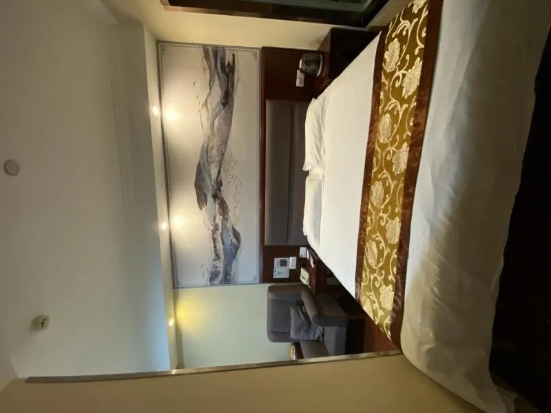 Bed in GreenTree ShangHai JinShan Wanda Plaza Longxiang Road Express Hotel