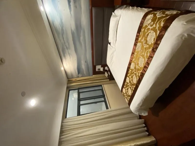 Bed in GreenTree ShangHai JinShan Wanda Plaza Longxiang Road Express Hotel