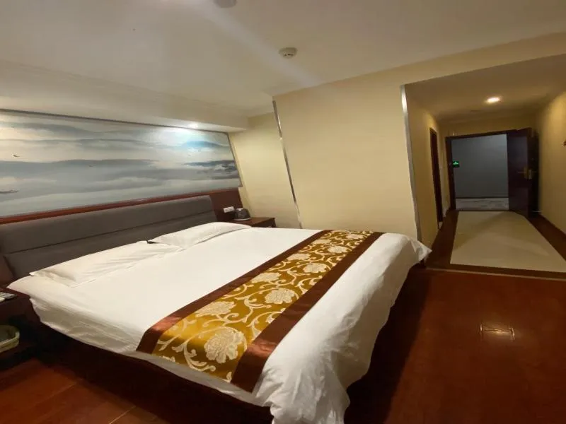 Bed in GreenTree ShangHai JinShan Wanda Plaza Longxiang Road Express Hotel