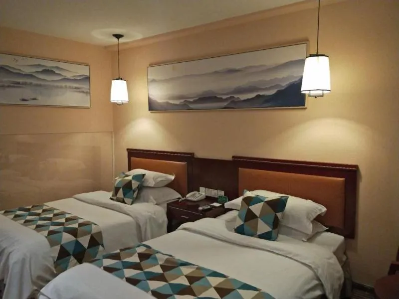 Bed in GreenTree Alliance JiangSu Province Lianyungang Nanchang Road Hotel