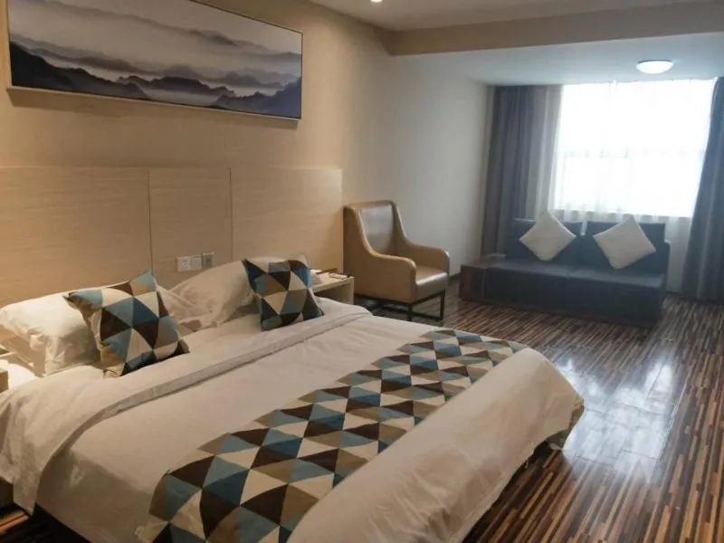 Bed in GreenTree Alliance JiangSu Province Lianyungang Nanchang Road Hotel