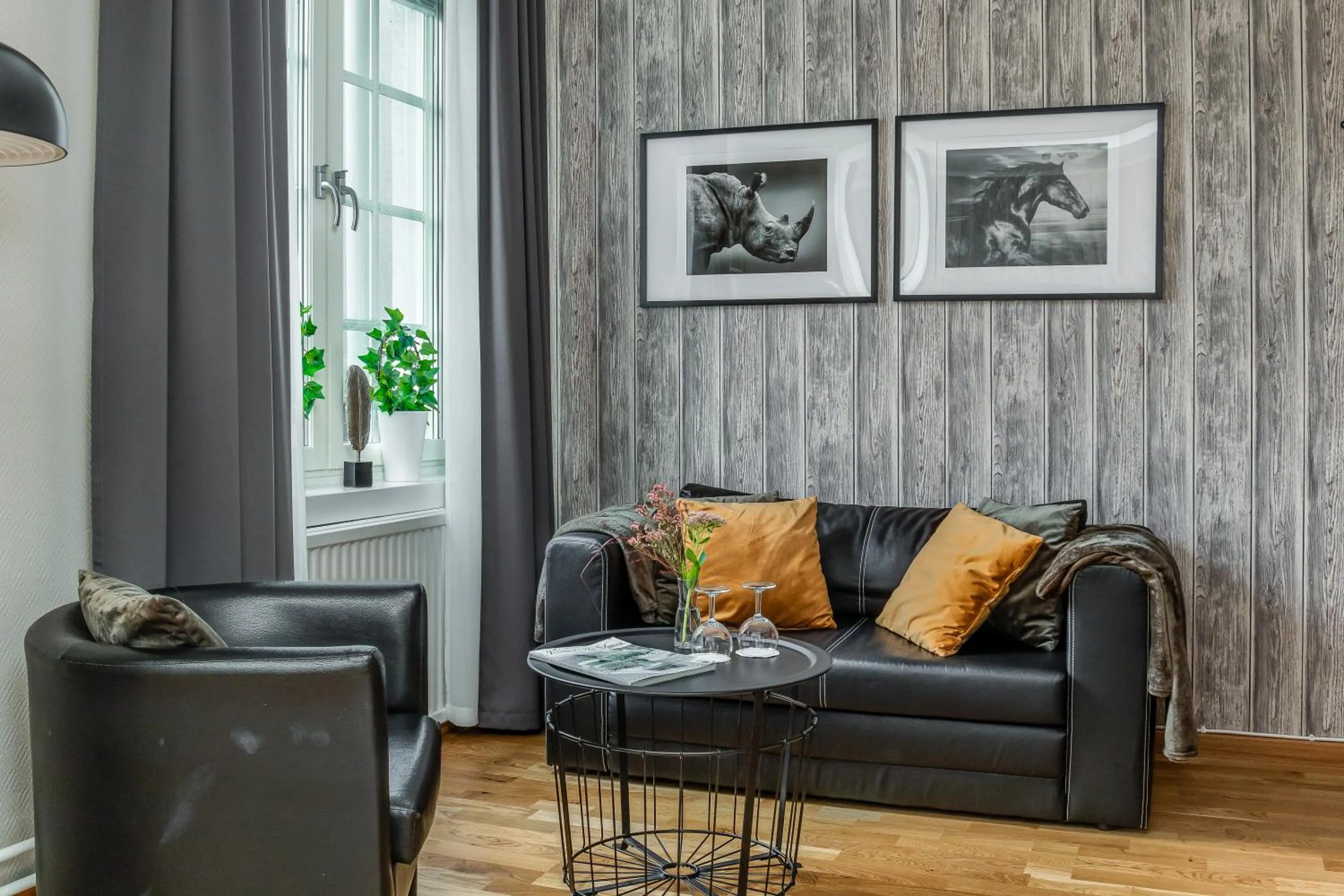 Seating area in Ludvika Stadshotell