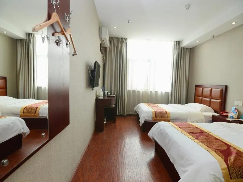 Bed in GreenTree Inn Hefei Fanhua Avenue Decision Building Anhui University Business Hotel