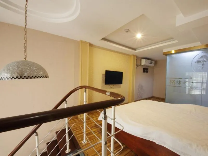 Bed in GreenTree Inn Hefei Fanhua Avenue Decision Building Anhui University Business Hotel